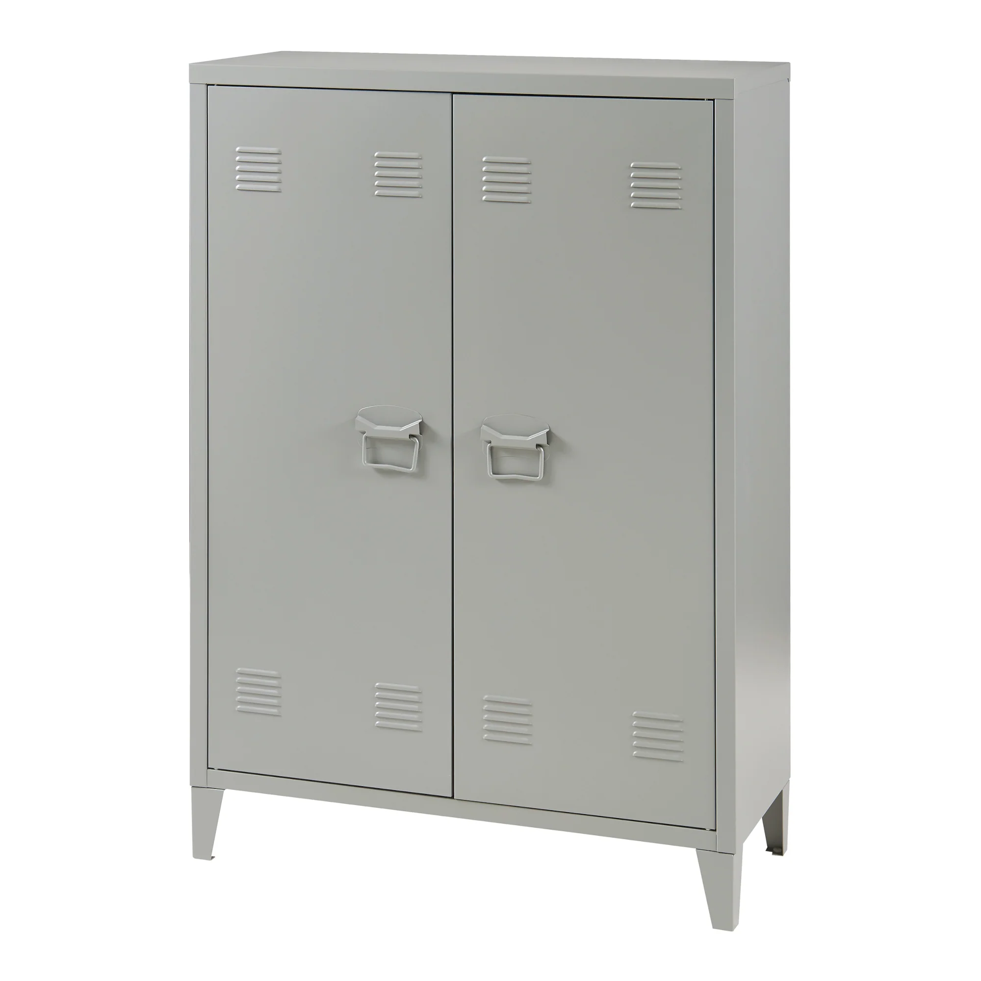 Metallschrank Oripää - 110x75x33cm - Dunkelgrau - Image 2