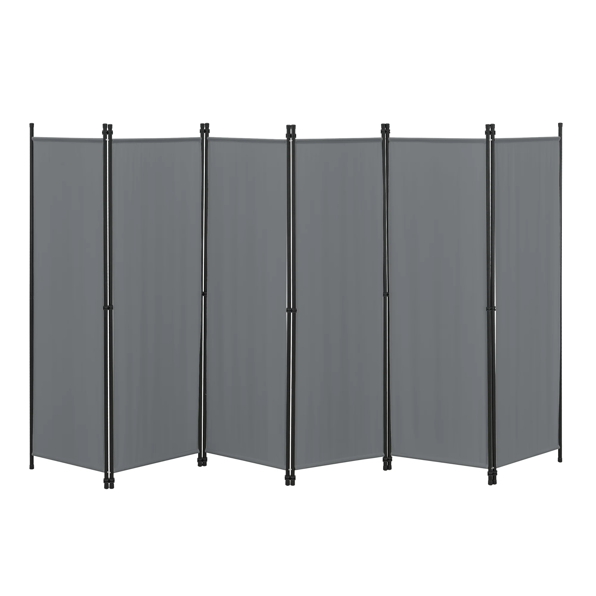 Raumteiler Huesca 6-teilig 300x171 cm versch Farben en.casa