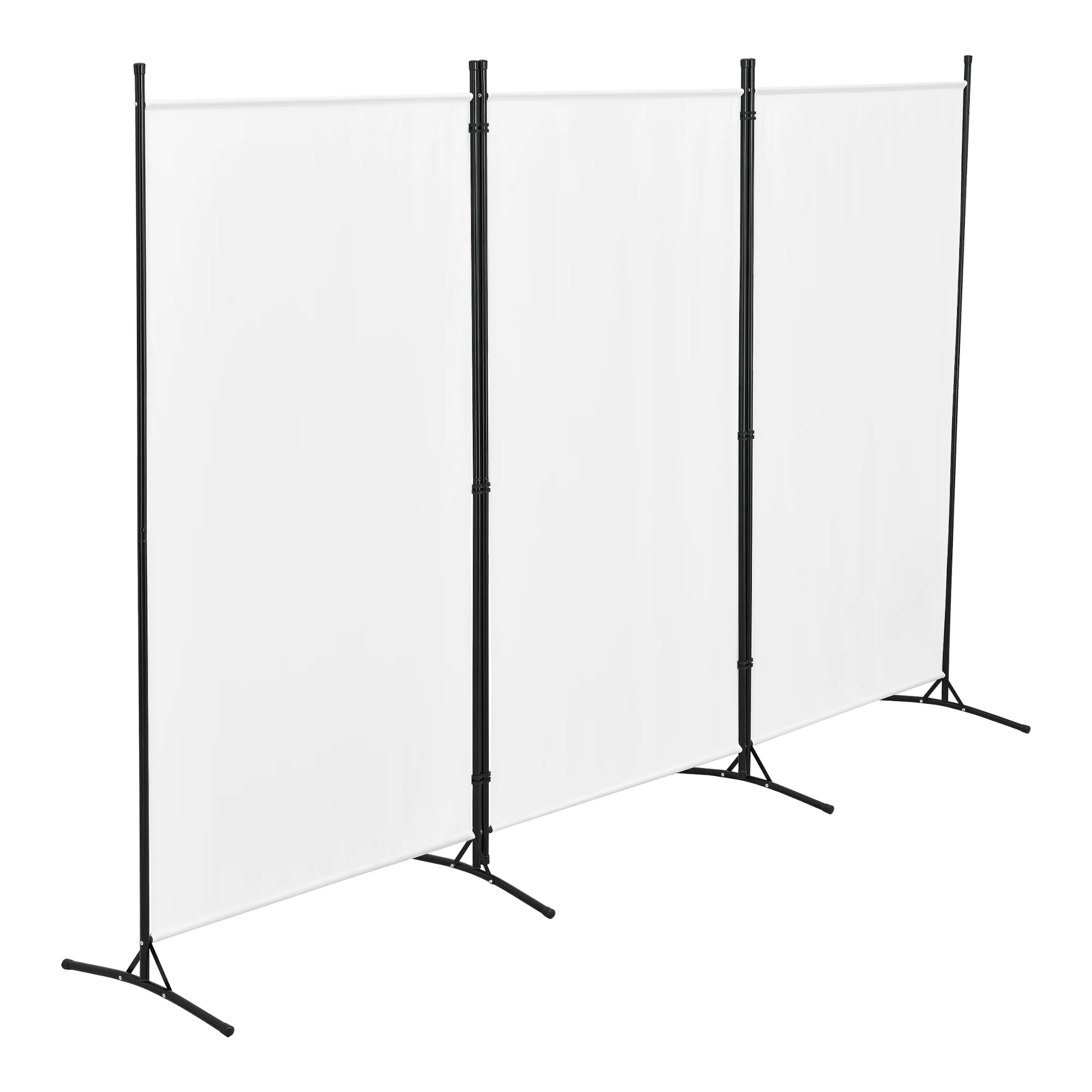 Raumteiler Teruel 3-teilig 260x176 cm versch Farben en.casa - Image 3