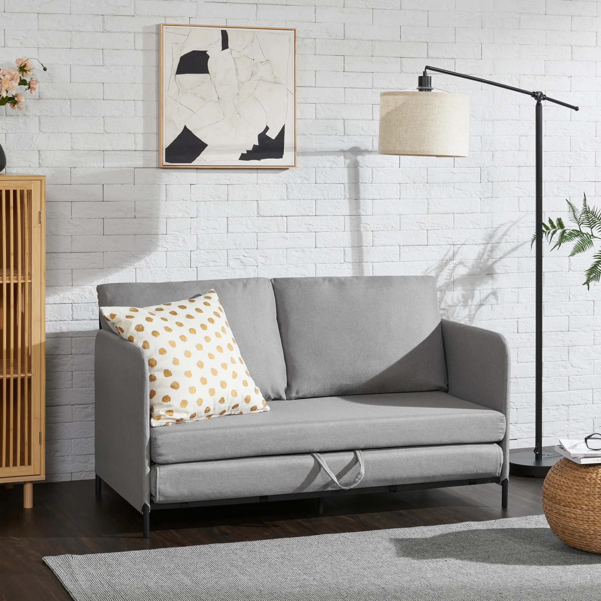 Schlafsofa Soini mit Liegefunktion in versch. Farben [en.casa] - Image 2