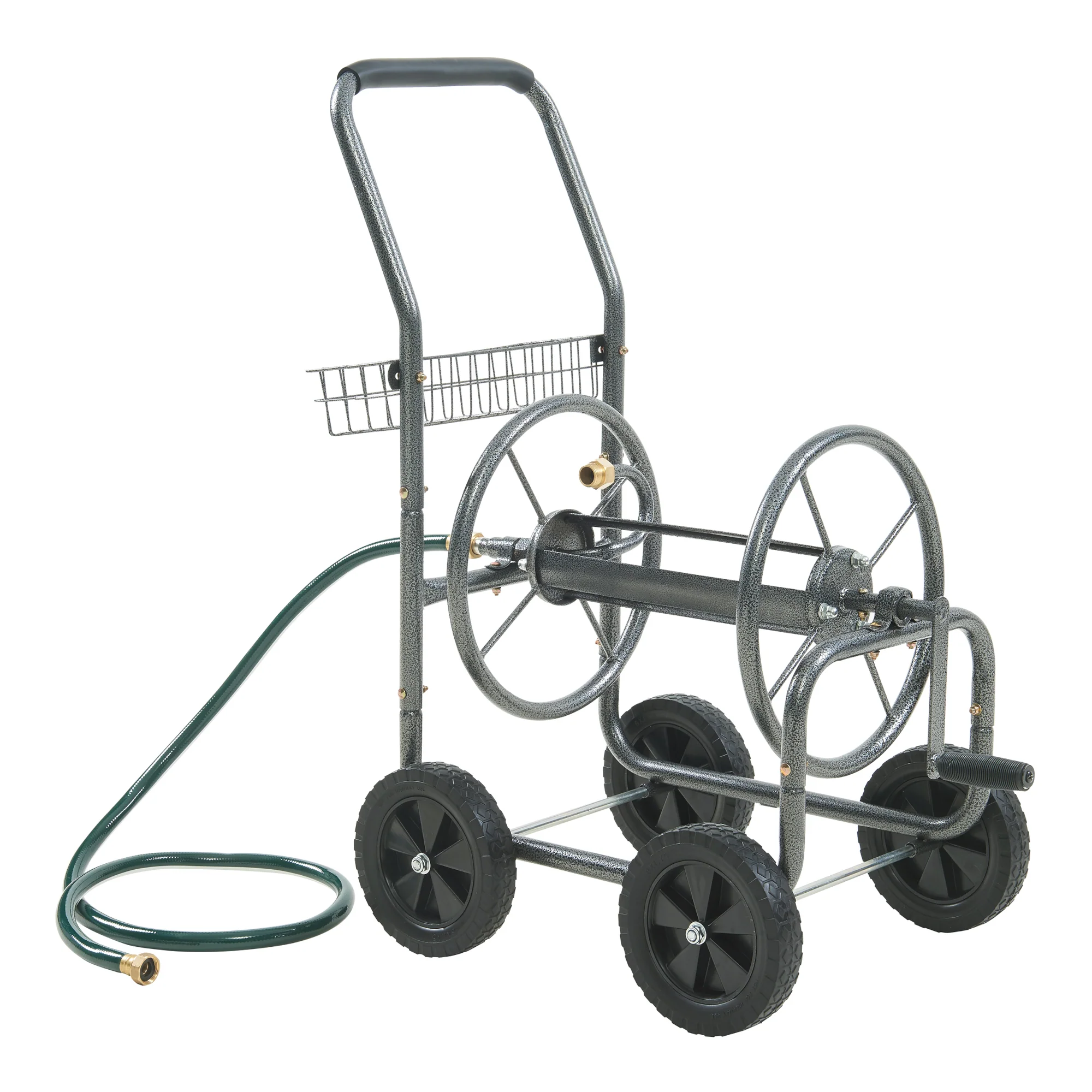 Schlauchwagen Gelibolu für 3/4 Zoll Schlauch max. 65 m Grau [pro.tec]