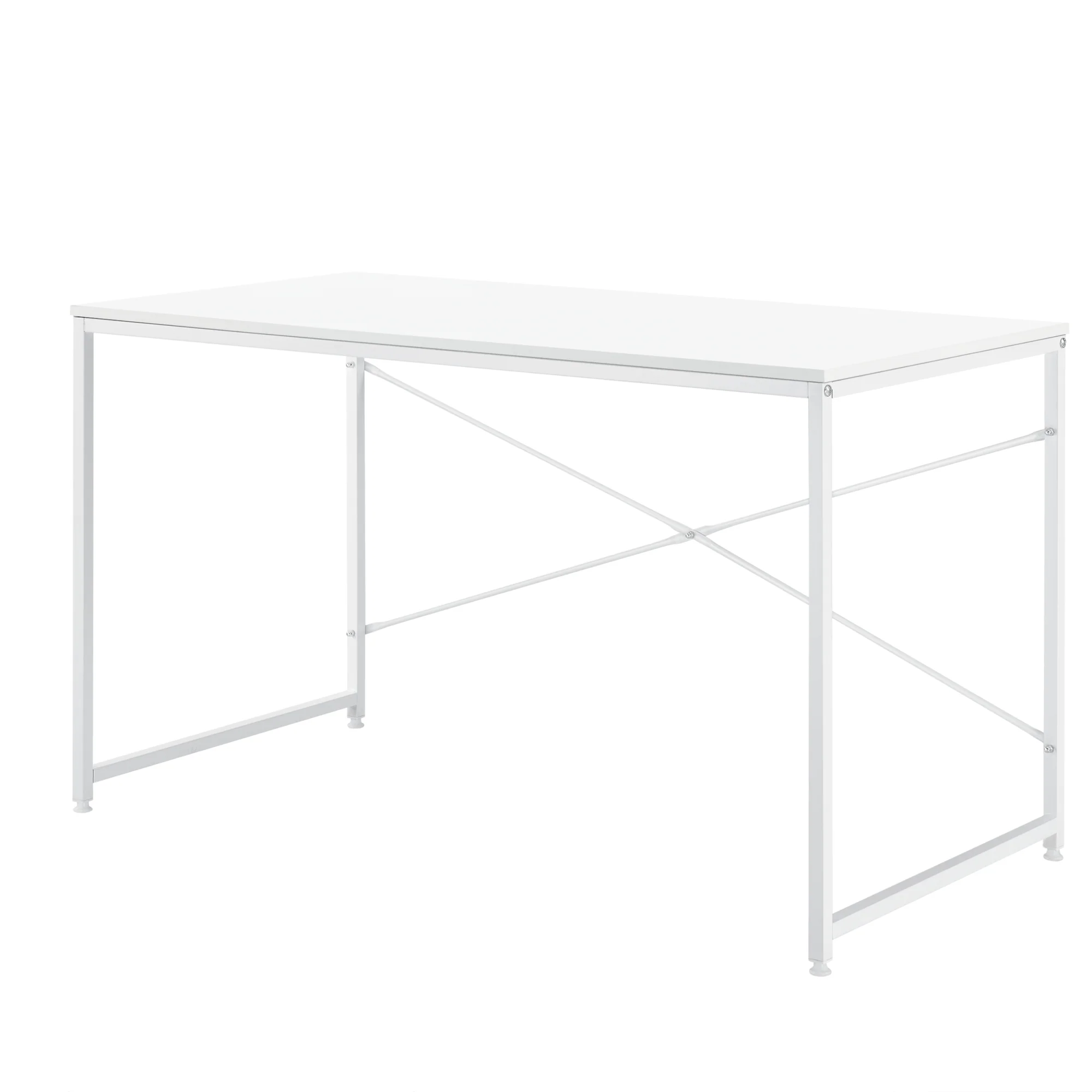 Schreibtisch Røros 120x60x72 cm Computertisch Eiche-Optik en.casa - Image 2
