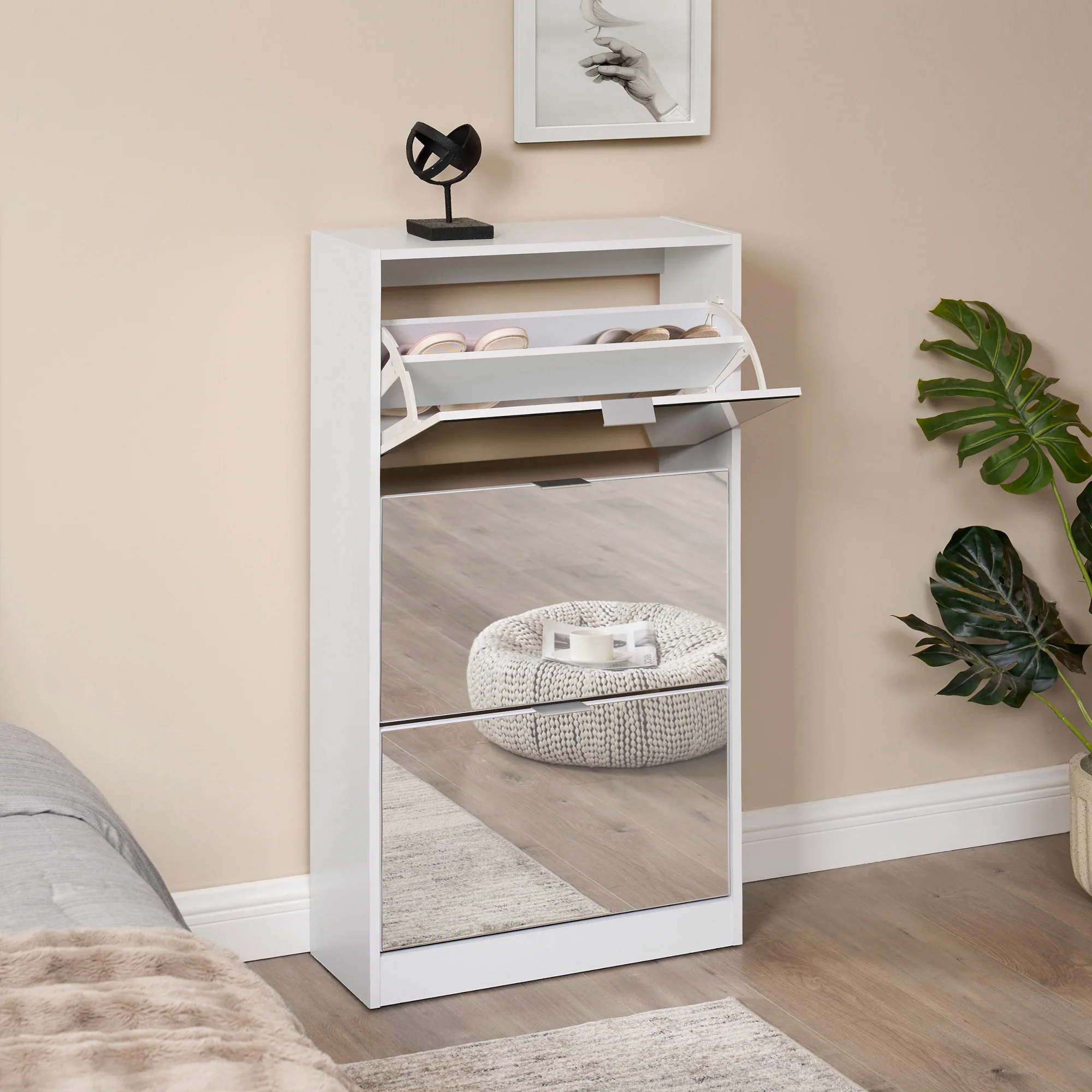 Schuhschrank Kragerø in verschiedenen Größen [en.casa] - Image 3