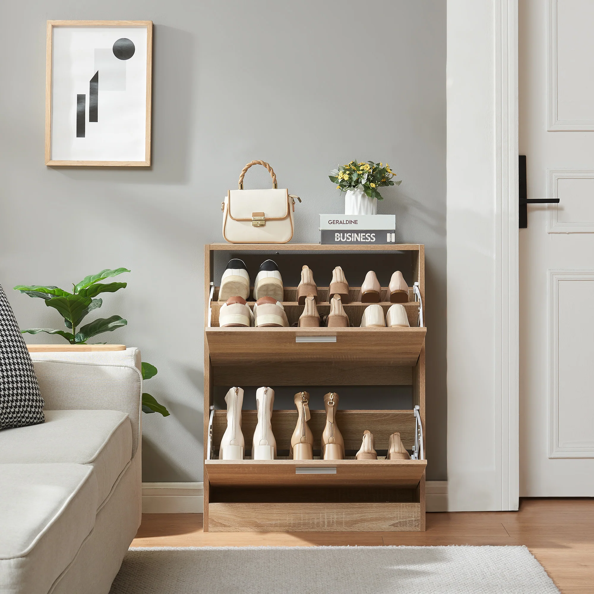 Schuhschrank Sykkylven [en.casa] - Image 14
