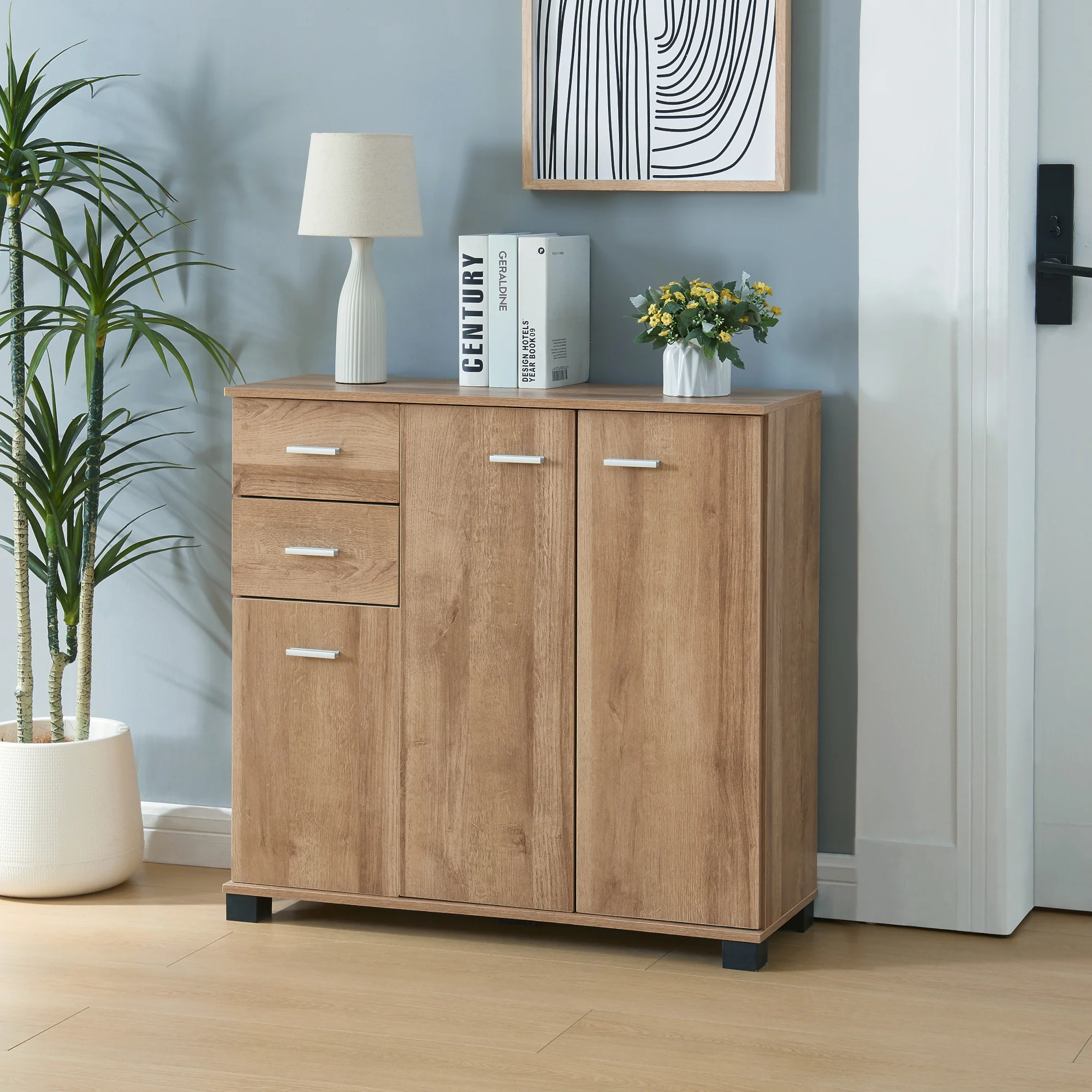 Sideboard Crimla 76x80x28cm [en.casa] - Image 4