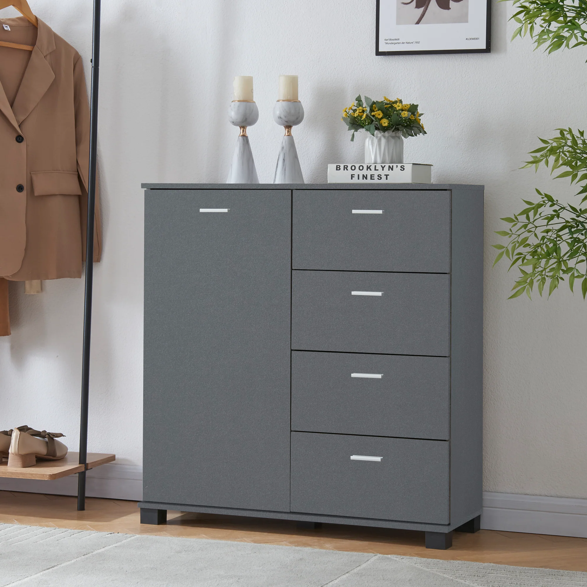 Sideboard Döbritz 84x80x28 cm [en.casa] - Image 2