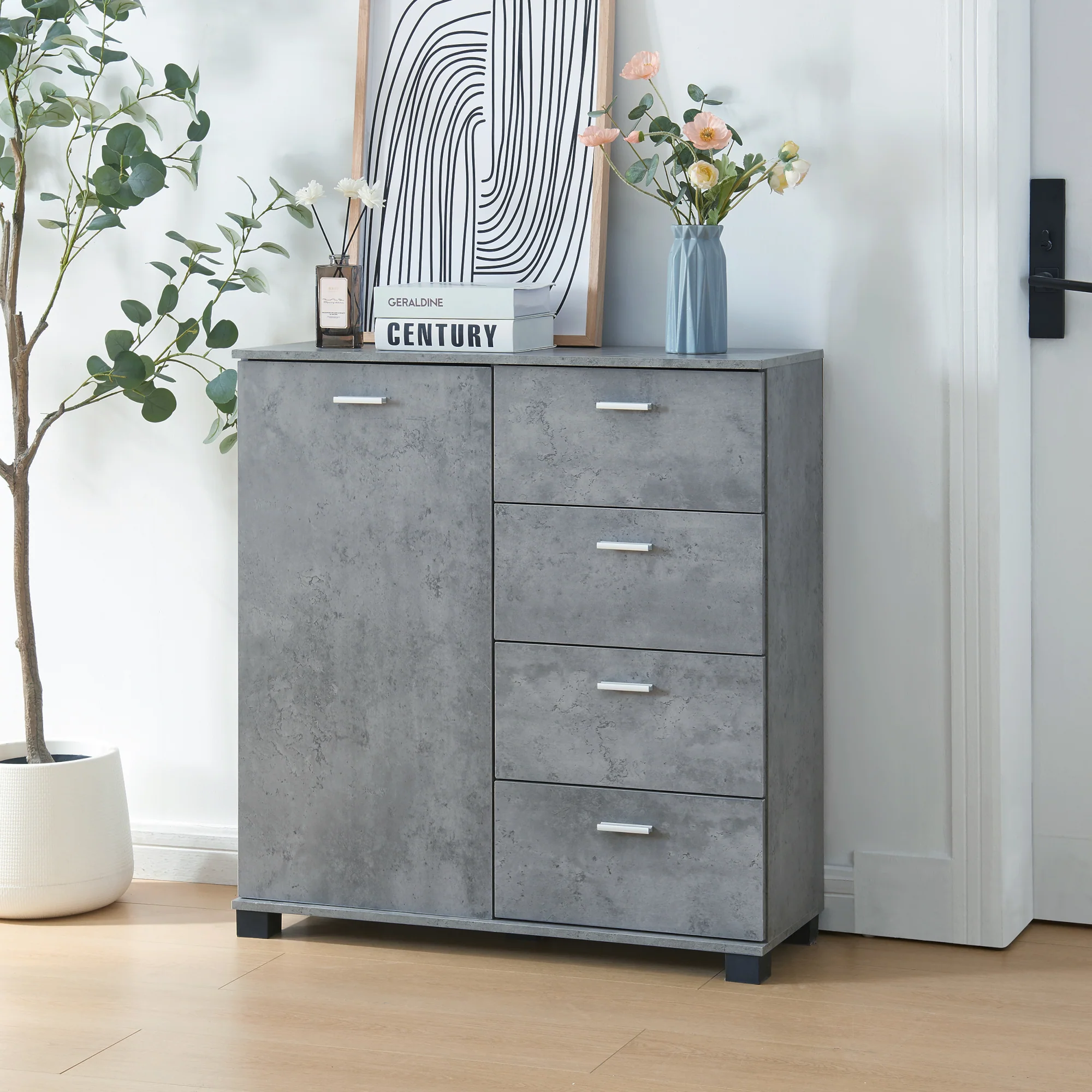 Sideboard Döbritz 84x80x28 cm [en.casa] - Image 4