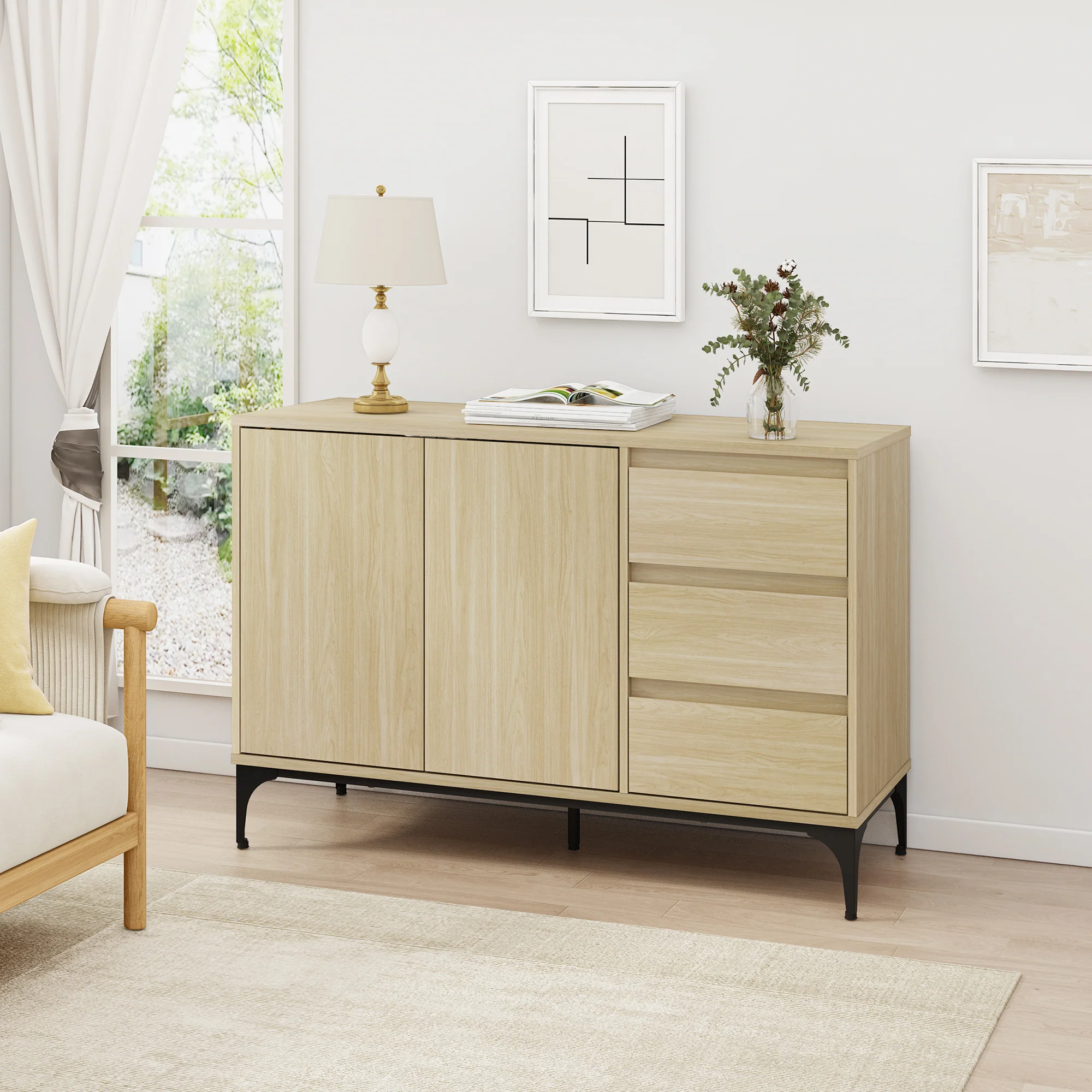 Sideboard Kistiandi [en.casa] - Image 3
