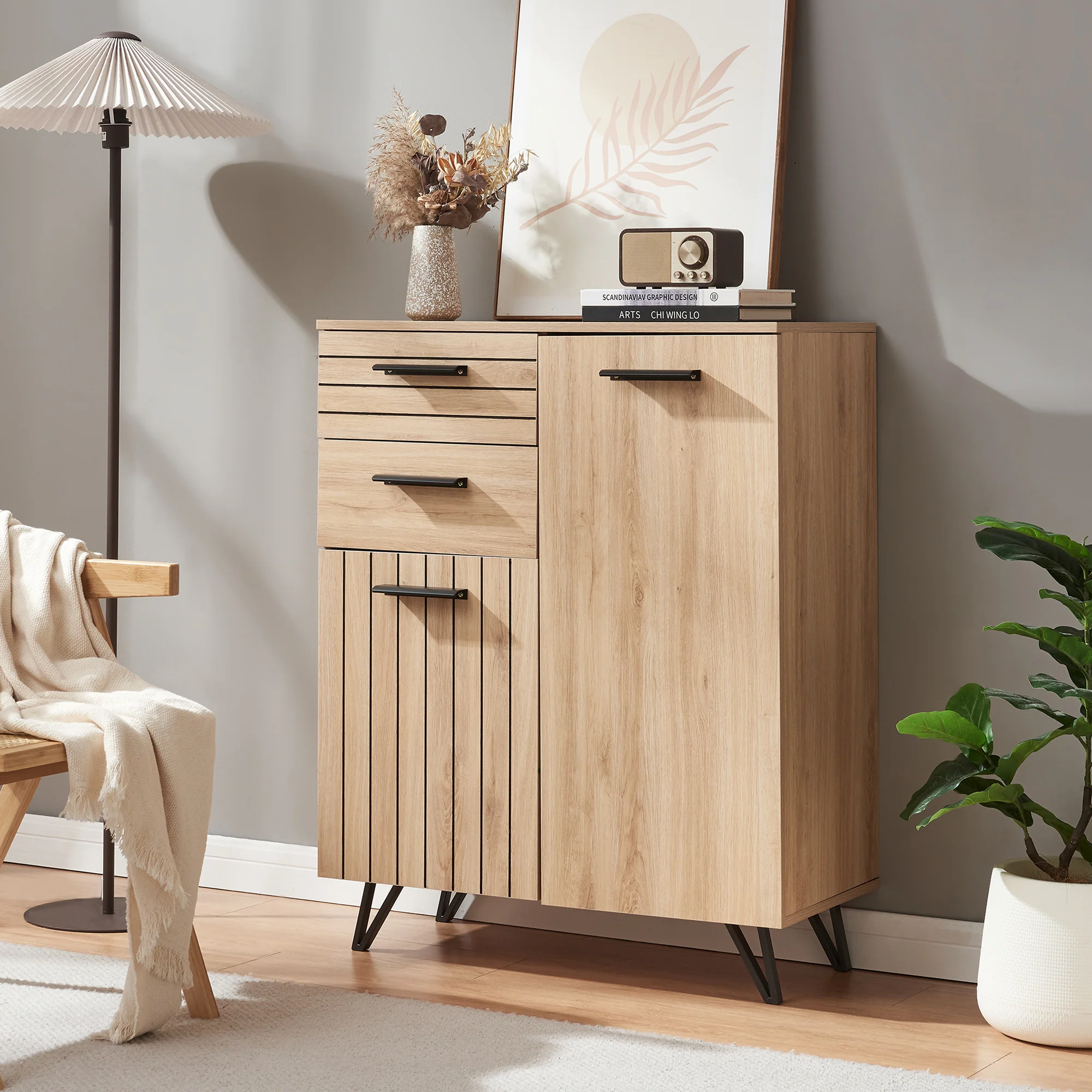 Sideboard Noppen [en.casa] - Image 4