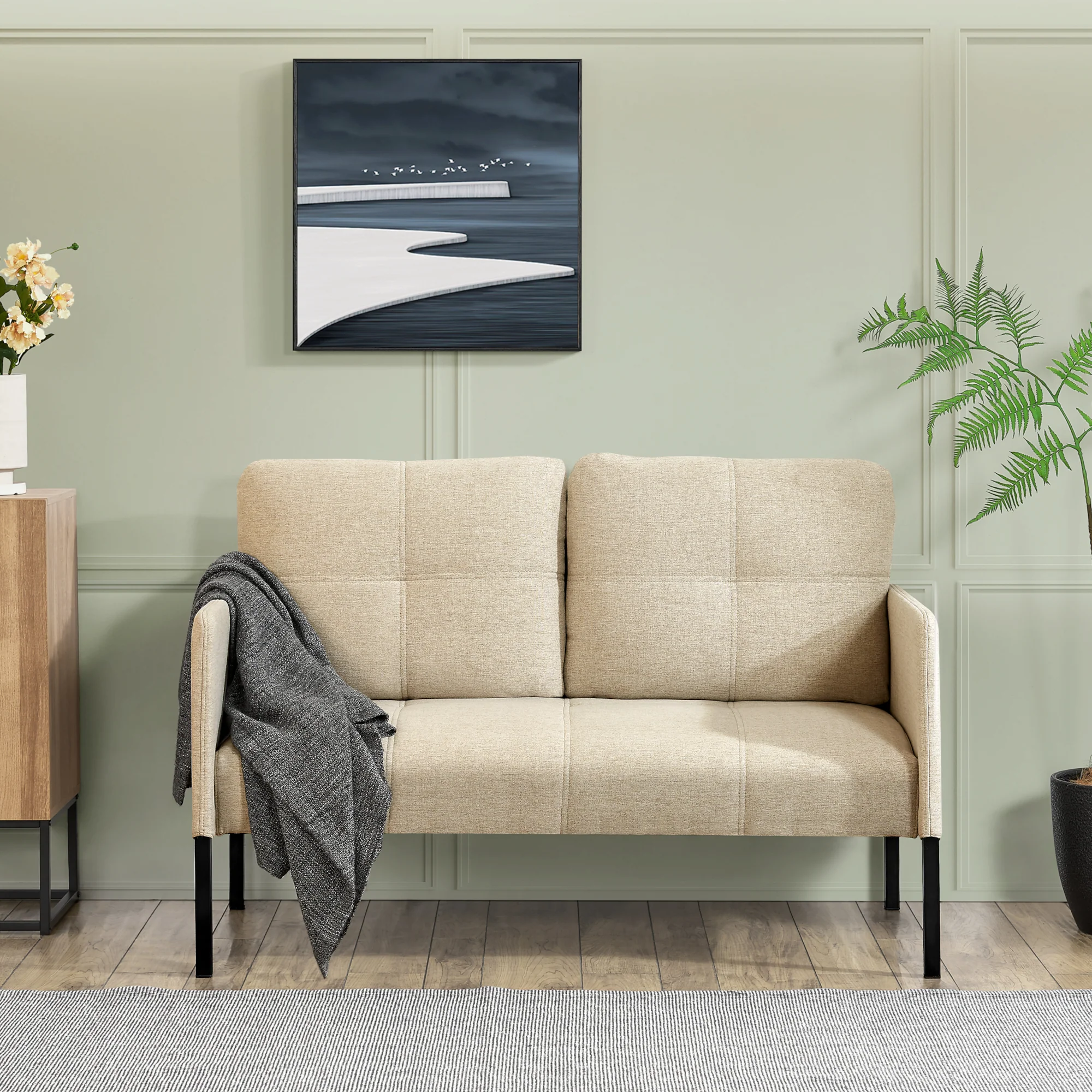 Sofa Reichling 2-Sitzer in verschiedenen Farben [en.casa] - Image 2