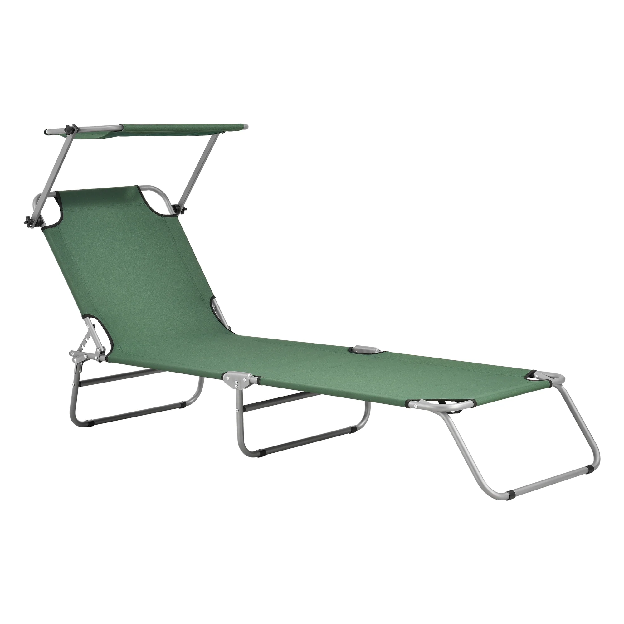 Sonnenliege Argozelo 186x55x24 cm [casa.pro] - Image 3