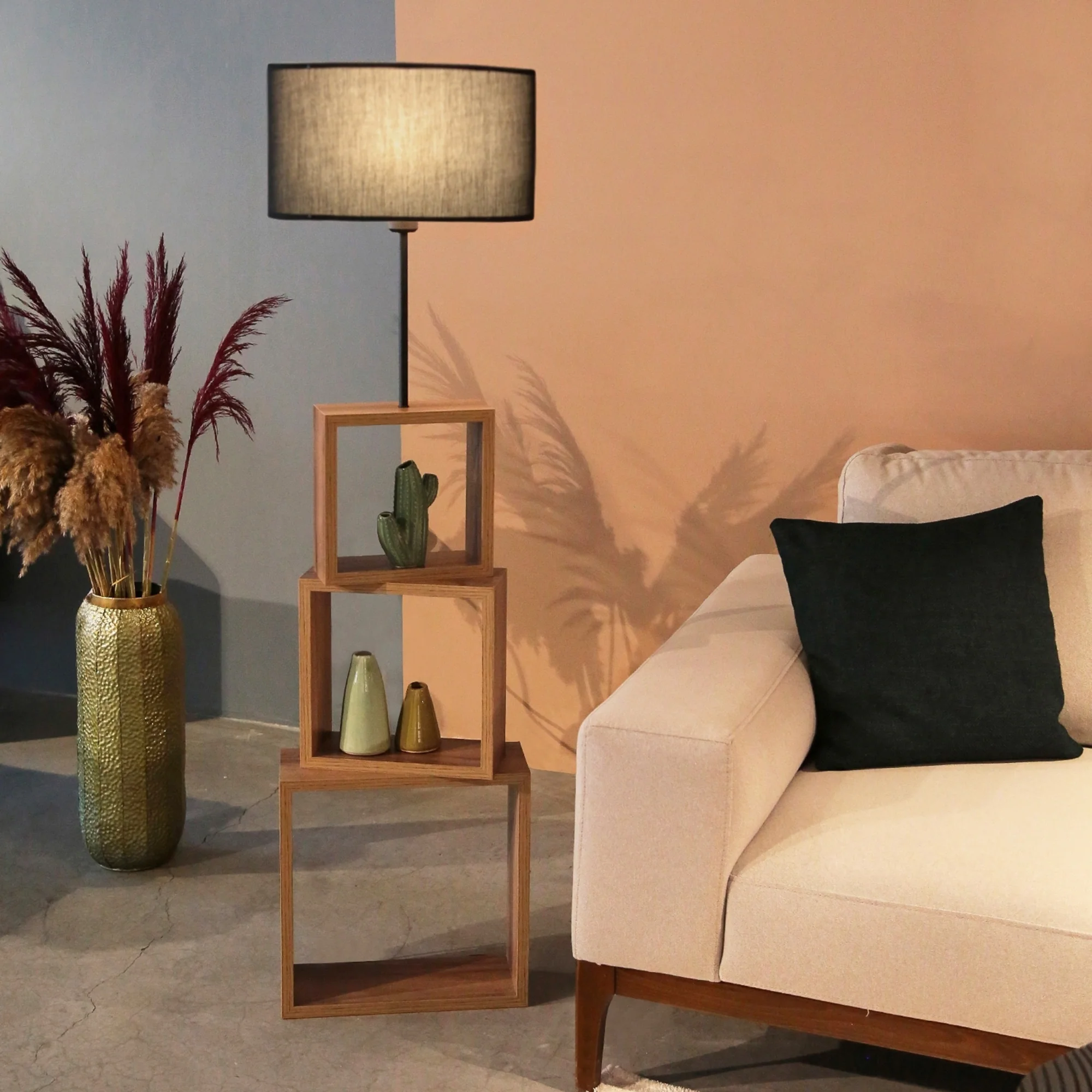 Stehlampe Mansfield mit Ablagefächern [lux.pro] - Image 3