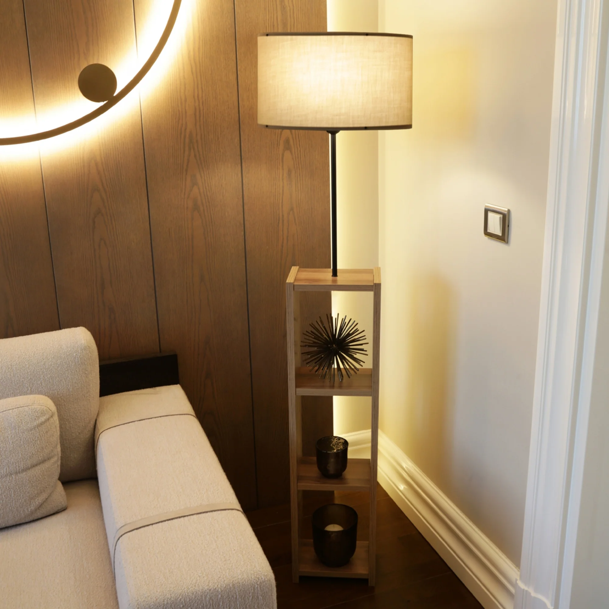 Stehleuchte Redditch Beige [lux.pro]