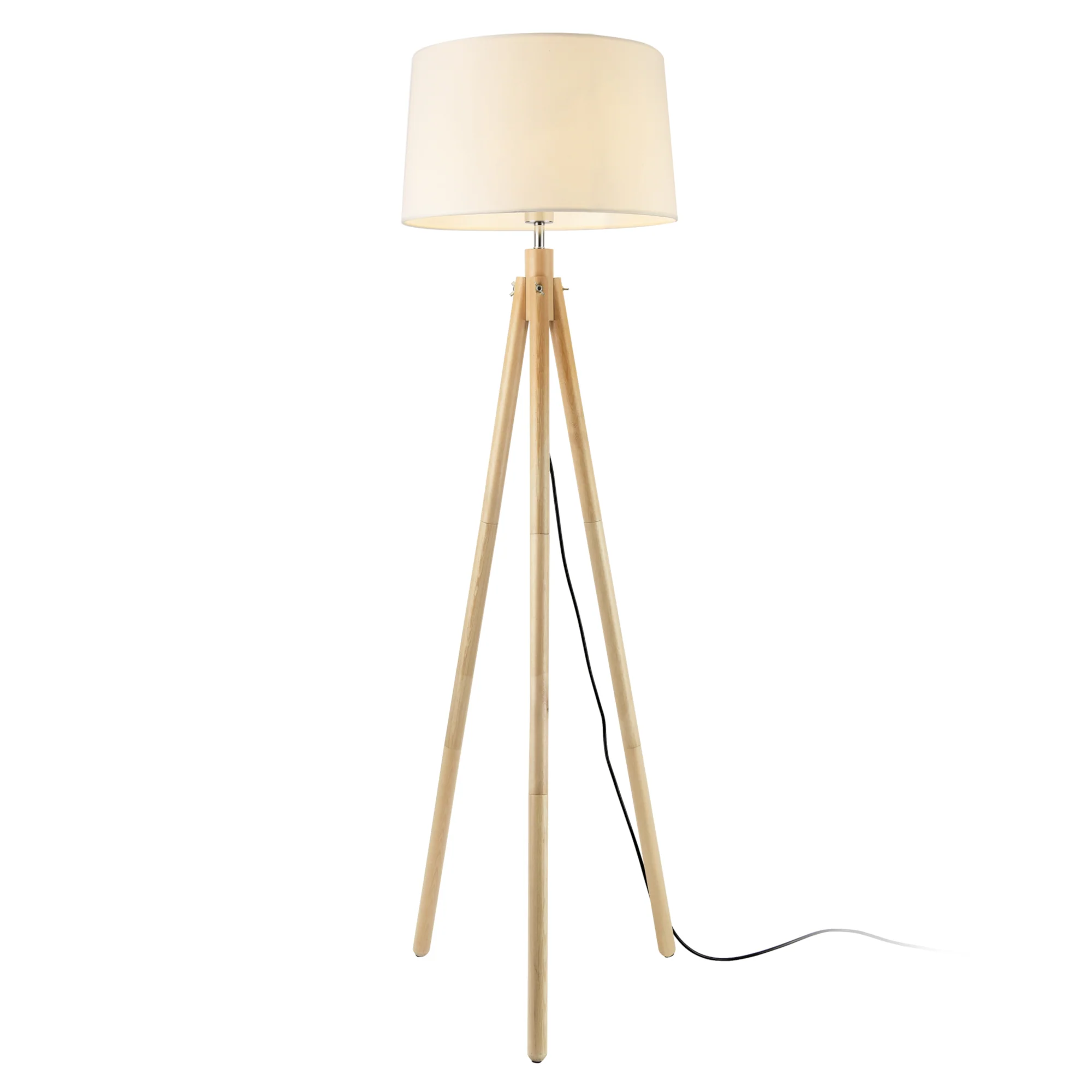 Stehleuchte Tomar 153 cm 1xE27 Max. 60W Weiß lux.pro