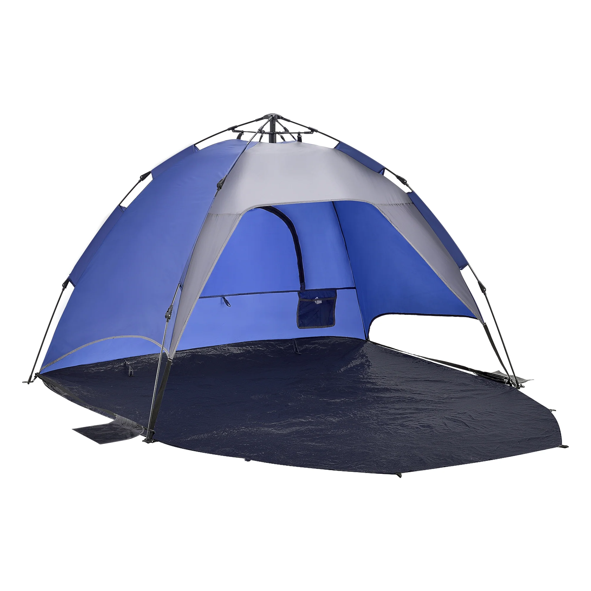 Strandmuschel Mullsjö Pop Up Strandzelt 215x135x140cm [pro.tec] - Image 3