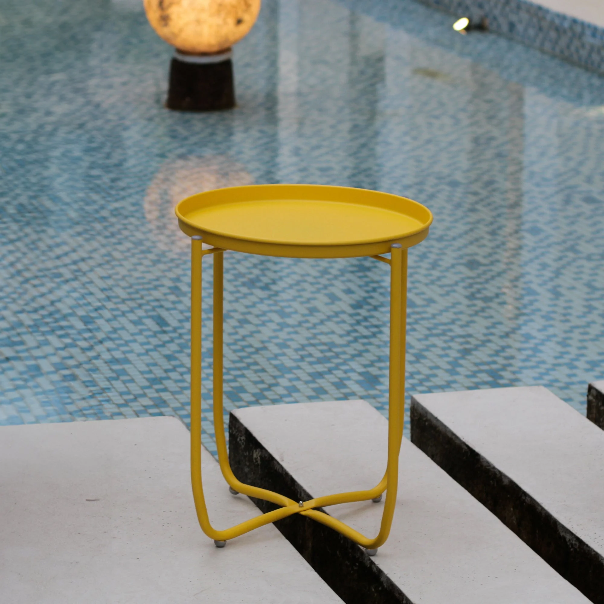 Tabletttisch Sandefjord Stahl [en.casa] - Image 8