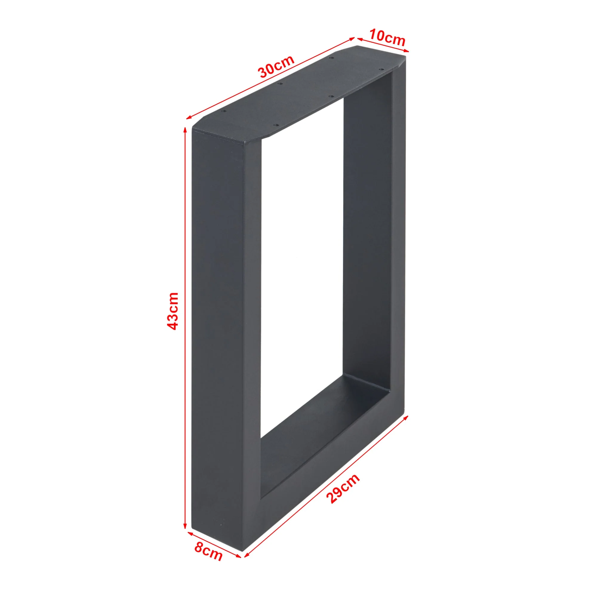 Tischgestell 2er Set Makers Stahl Schwarz [en.casa] - Image 7