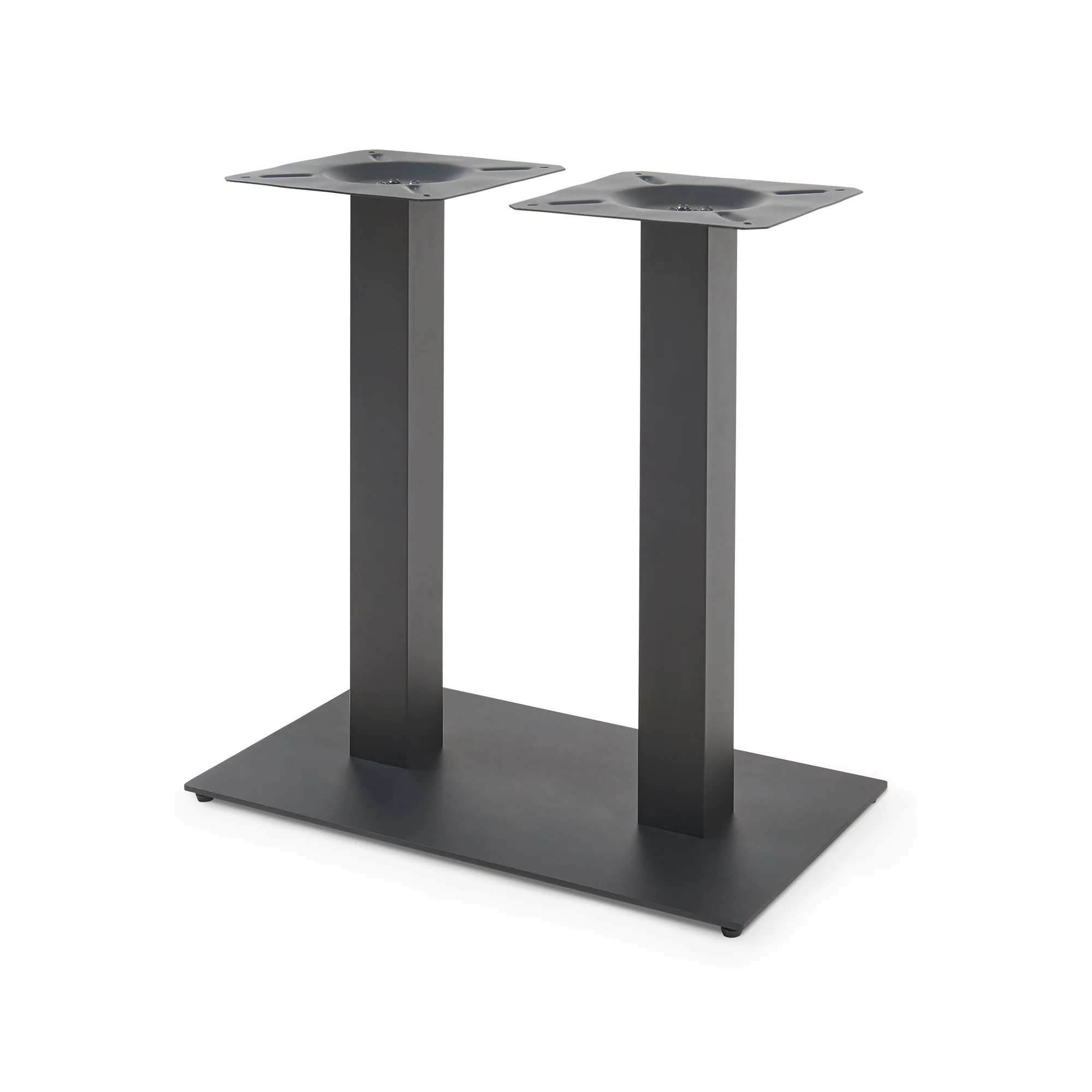 Tischgestell Vadejord Stahl 70x40x73 cm Schwarz [en.casa]