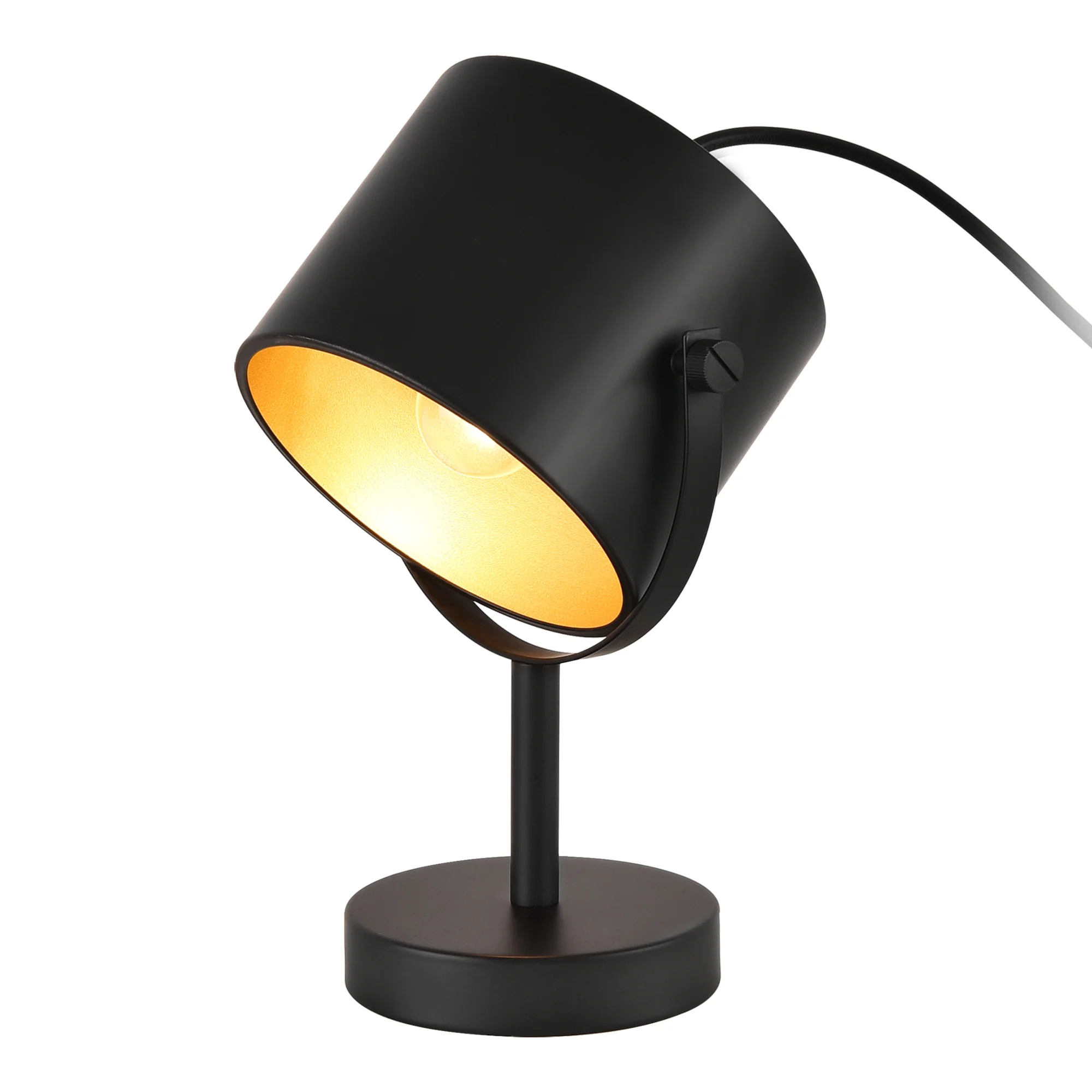 Tischleuchte Farstorp 1 x E27 Schwarz [lux.pro]