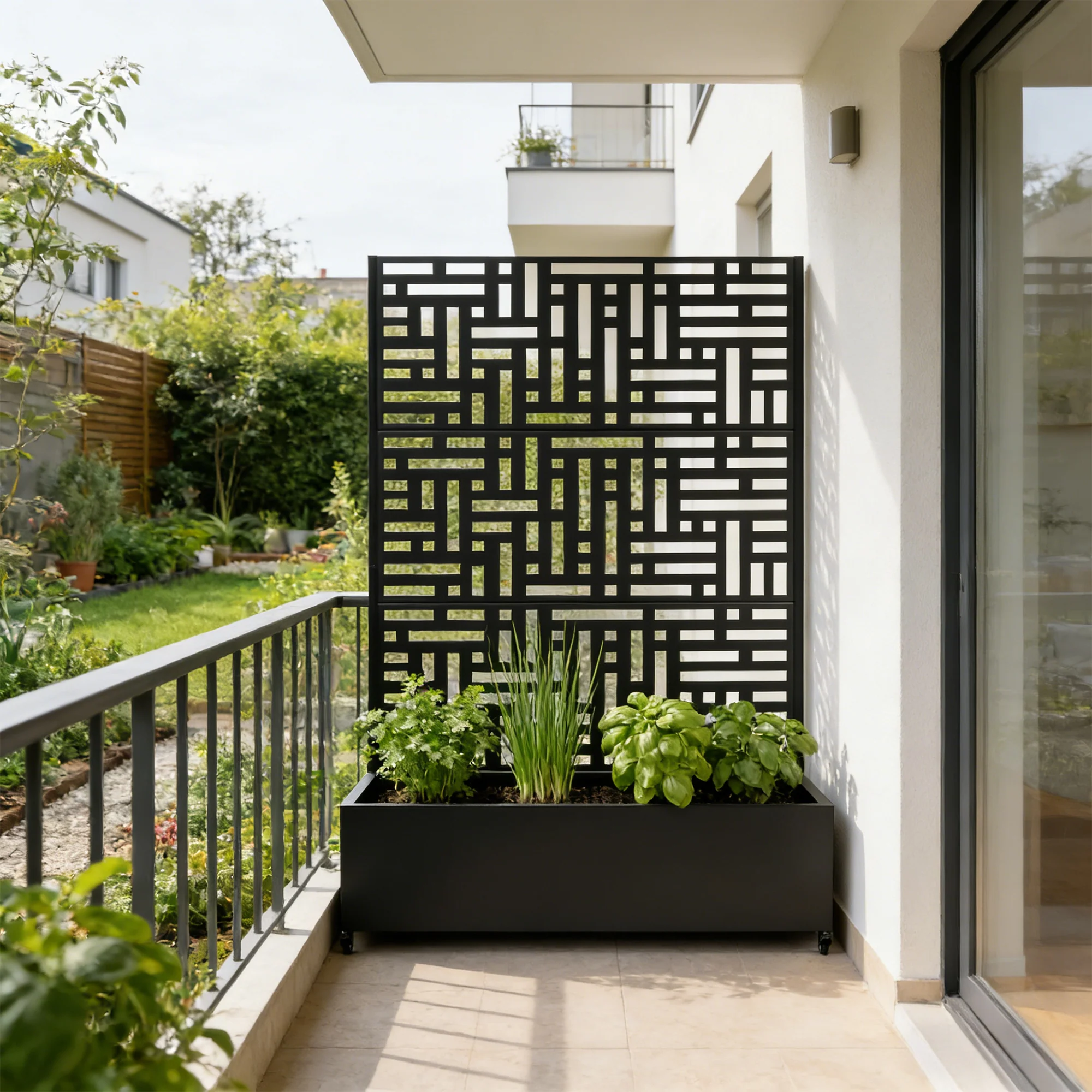 Trennwand Bernalda mit Blumenkasten [casa.pro] - Image 5