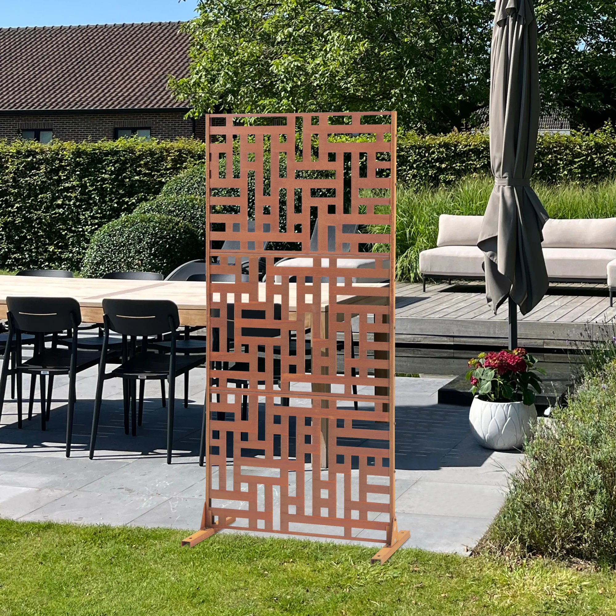 Trennwand Bernalda Stahl [casa.pro] - Image 3