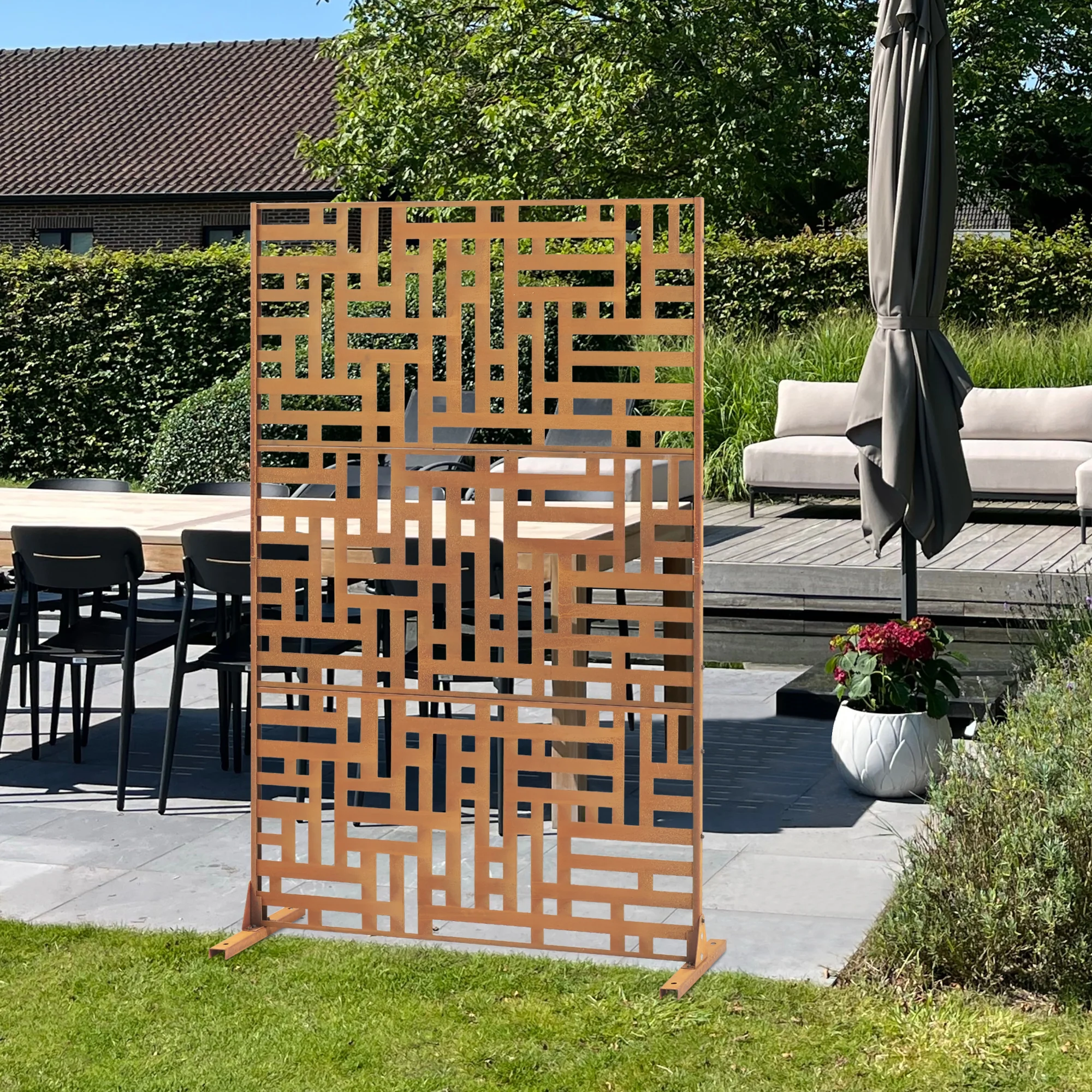Trennwand Bernalda Stahl [casa.pro] - Image 4