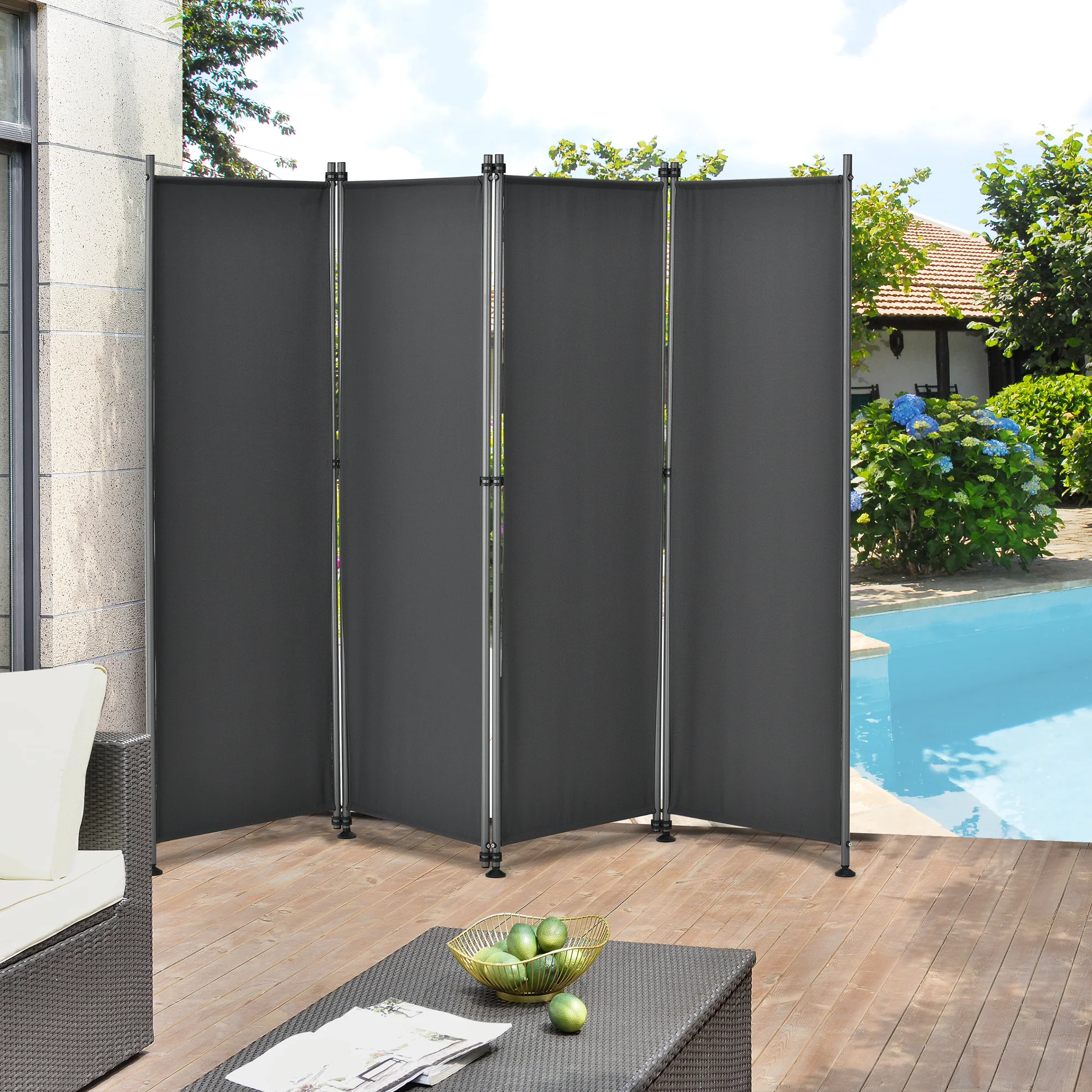 Trennwand Modica Outdoor 170x215 cm in versch. Farben pro.tec - Image 3