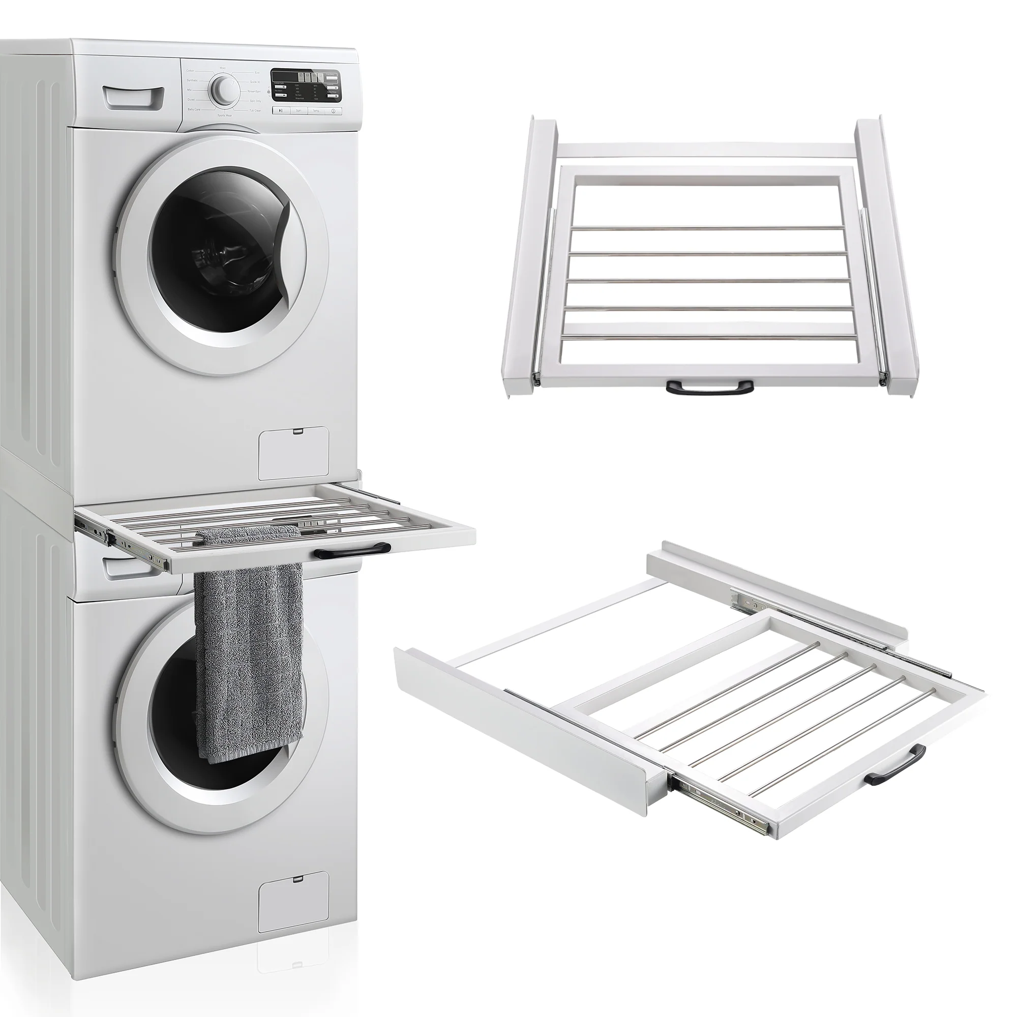 Verbindungsrahmen für Waschmaschine/Trockner versch. Modelle [en.casa] - Image 3