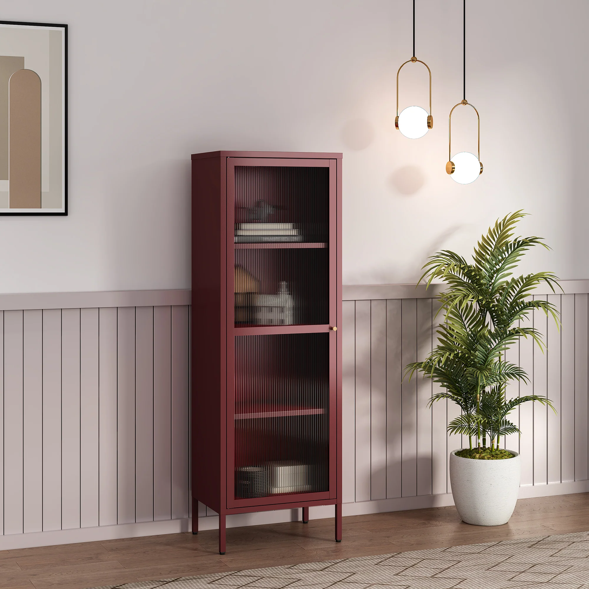 Vitrinenschrank Säkylä [en.casa] - Image 6