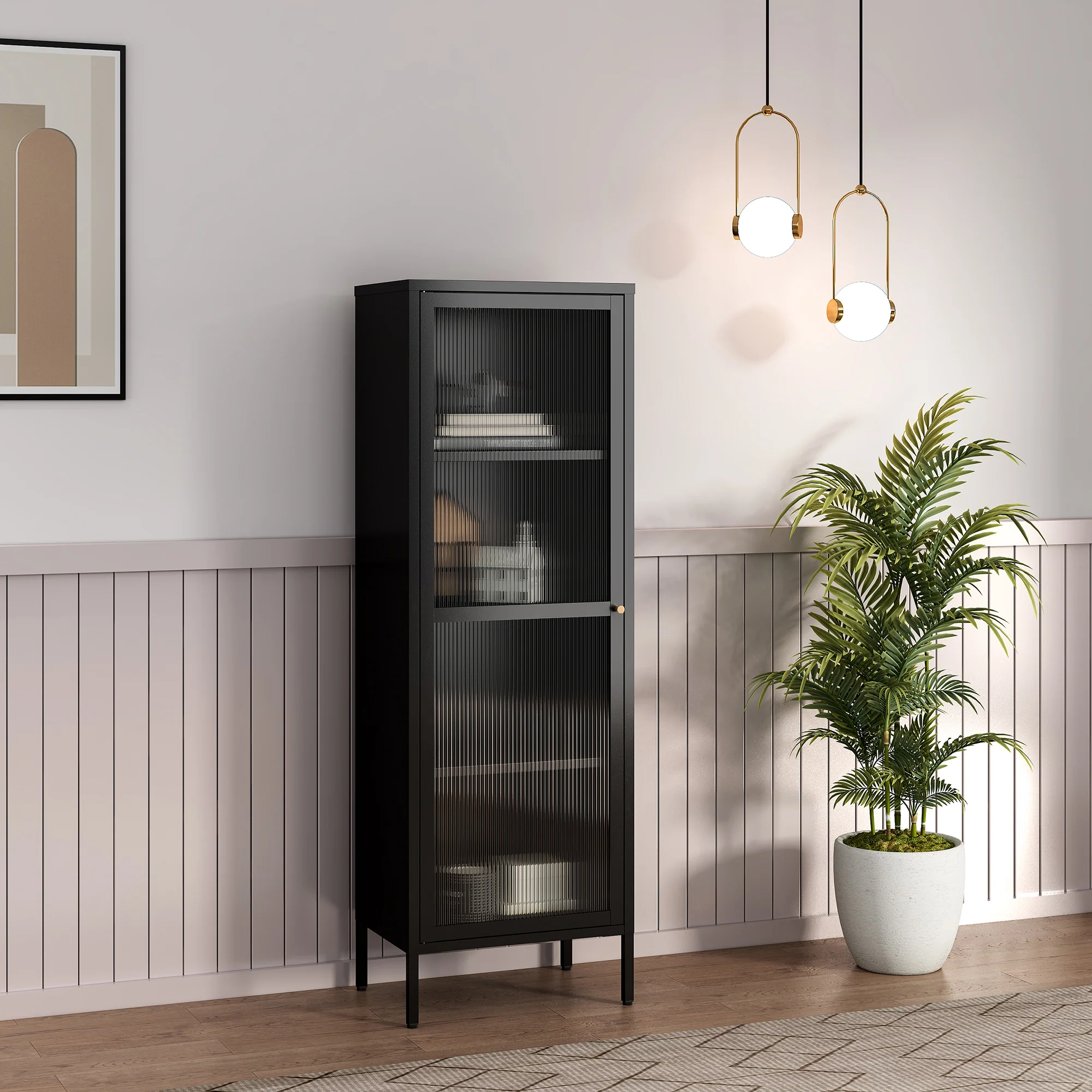 Vitrinenschrank Säkylä [en.casa] - Image 8