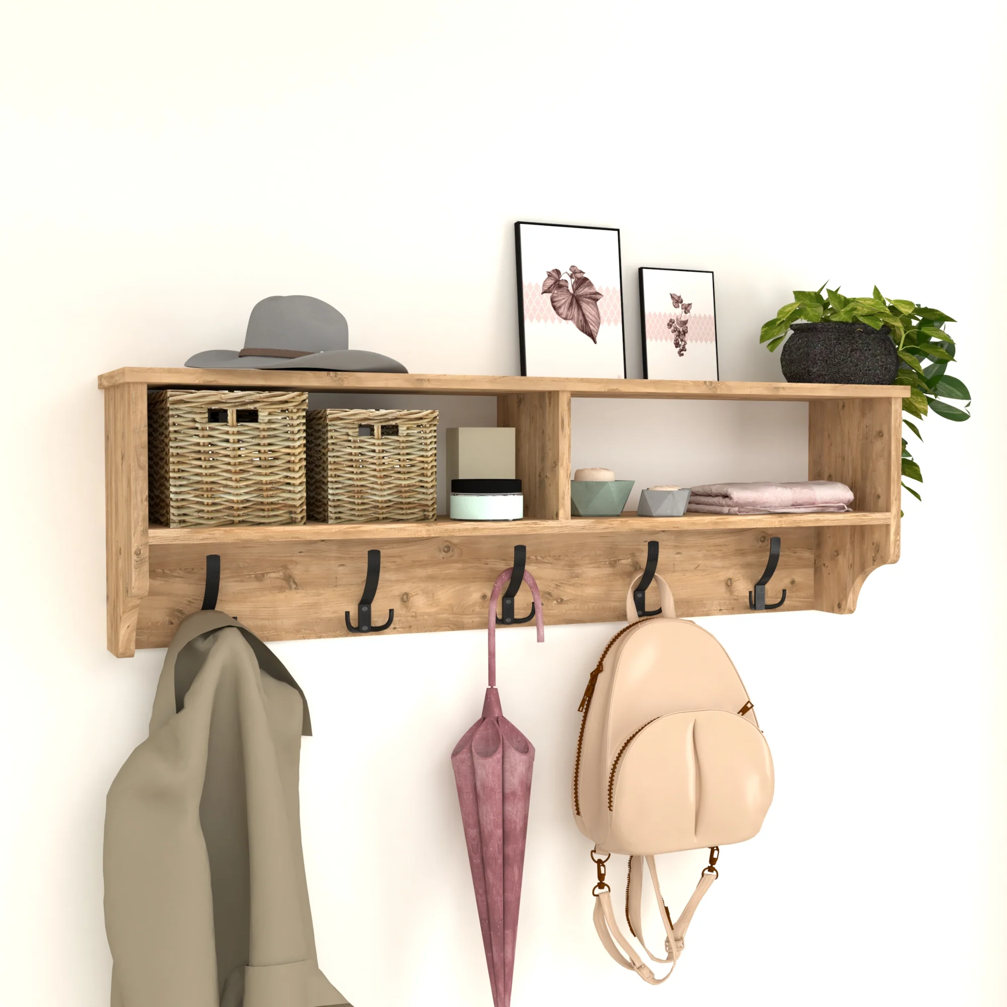 Wandgarderobe Åstorp in versch. Farben [en.casa] - Image 3