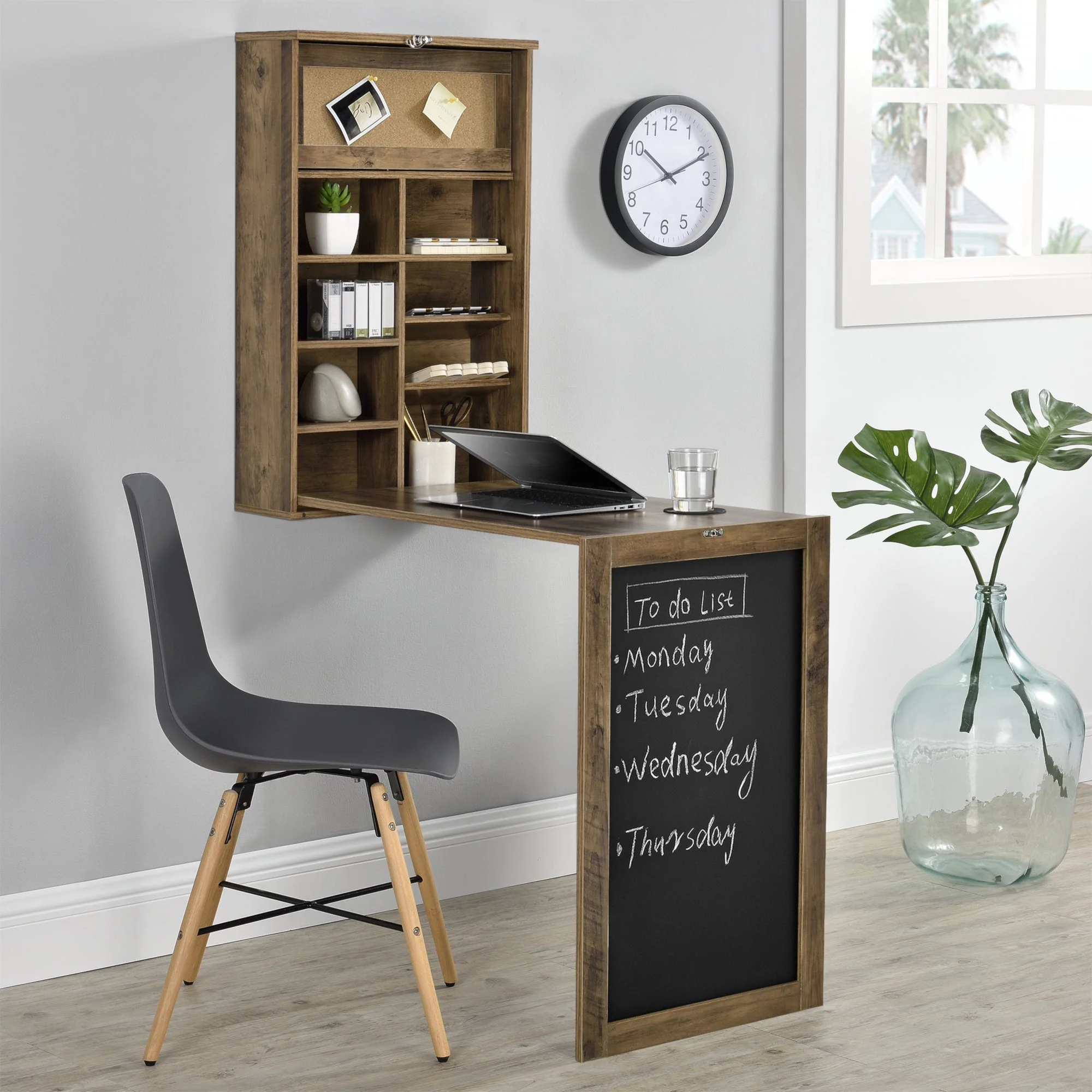 Wandklapptisch Kläppen mit Regal in versch.Farben [en.casa] - Image 6