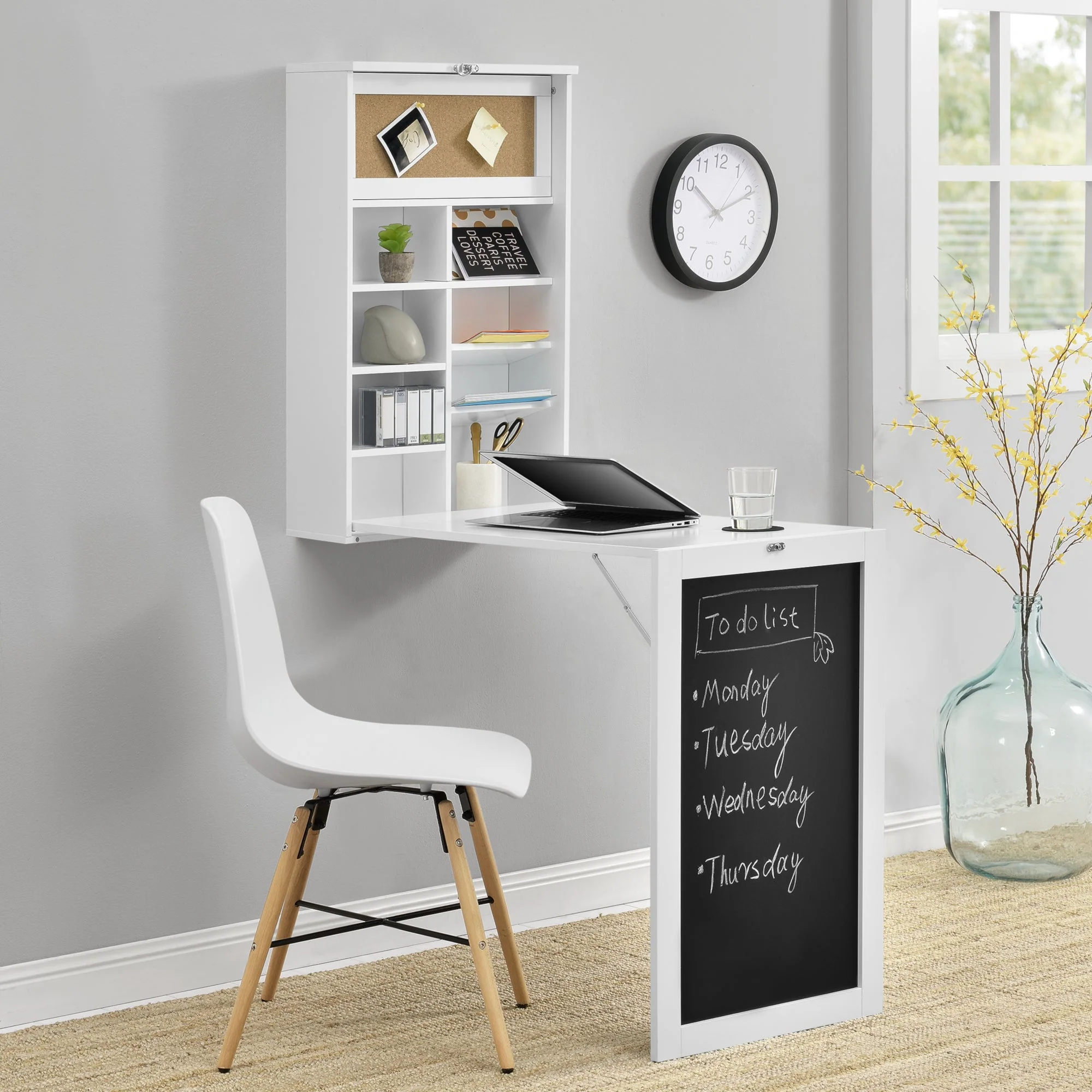 Wandklapptisch Kläppen mit Regal in versch.Farben [en.casa] - Image 9