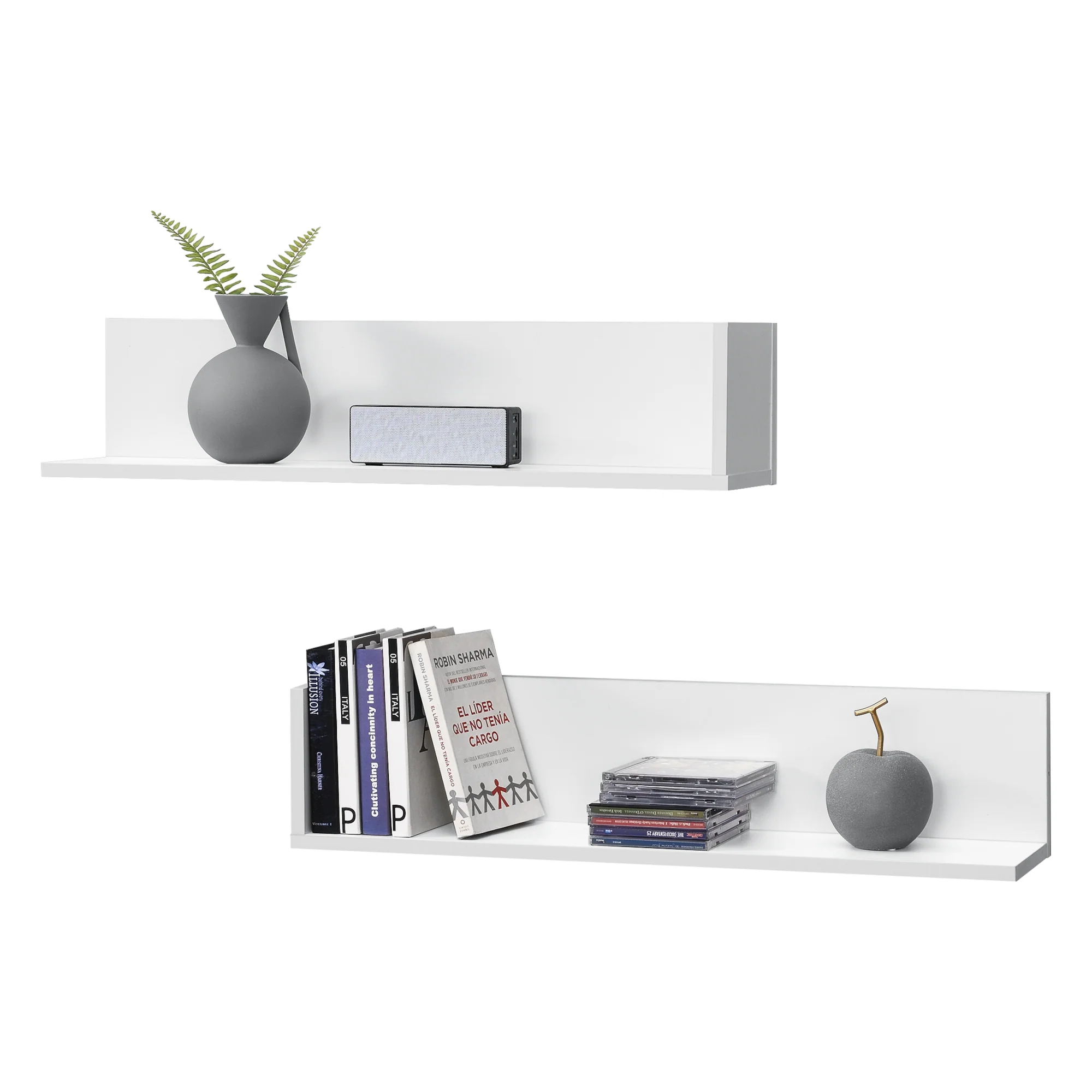 Wandregal Elverum 75 x 16,5 x 16,5 cm 2er Set versch. Farben en.casa - Image 2