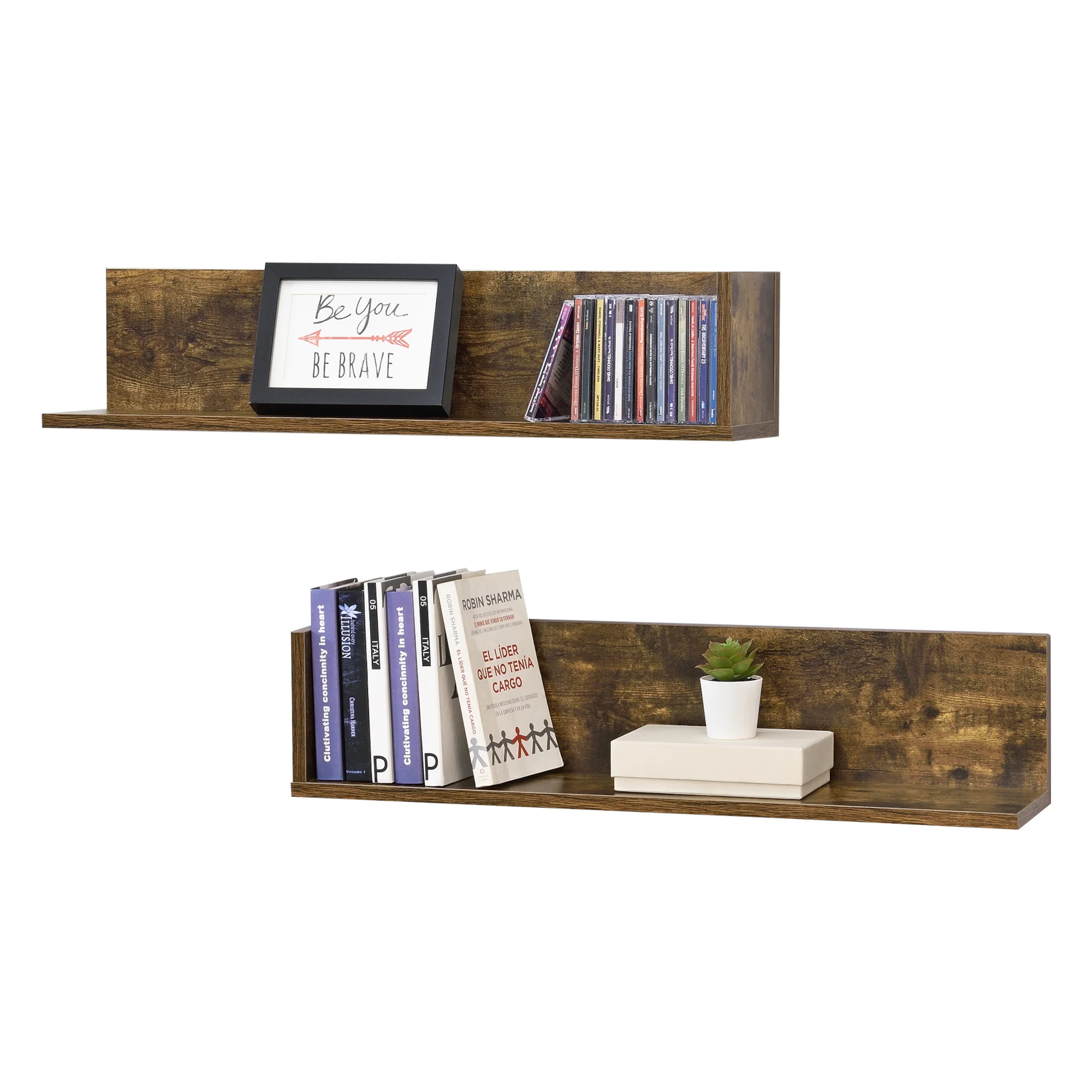 Wandregal Elverum 75 x 16,5 x 16,5 cm 2er Set versch. Farben en.casa - Image 3