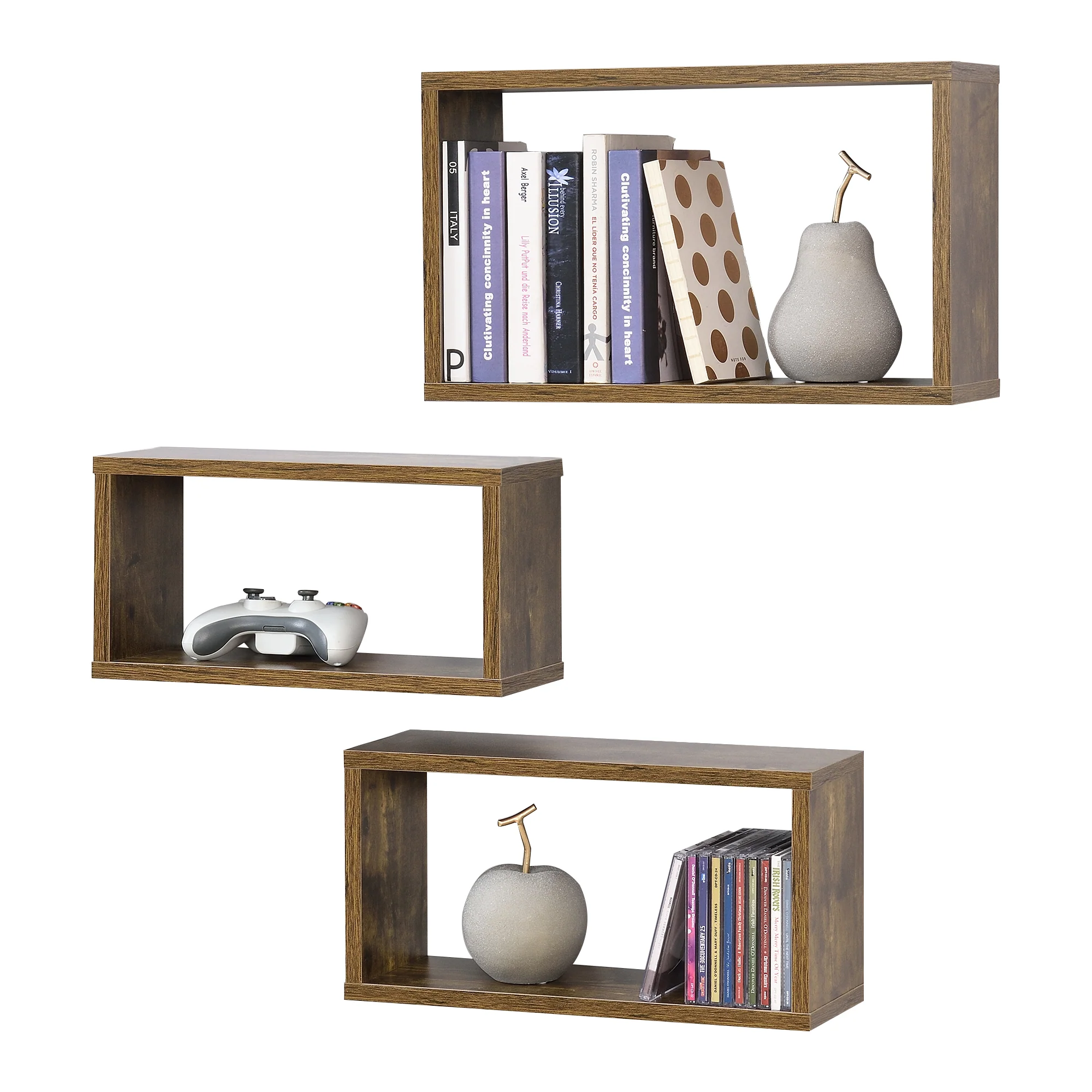 Wandregal Mandal 3er Set versch. Farben en.casa - Image 3