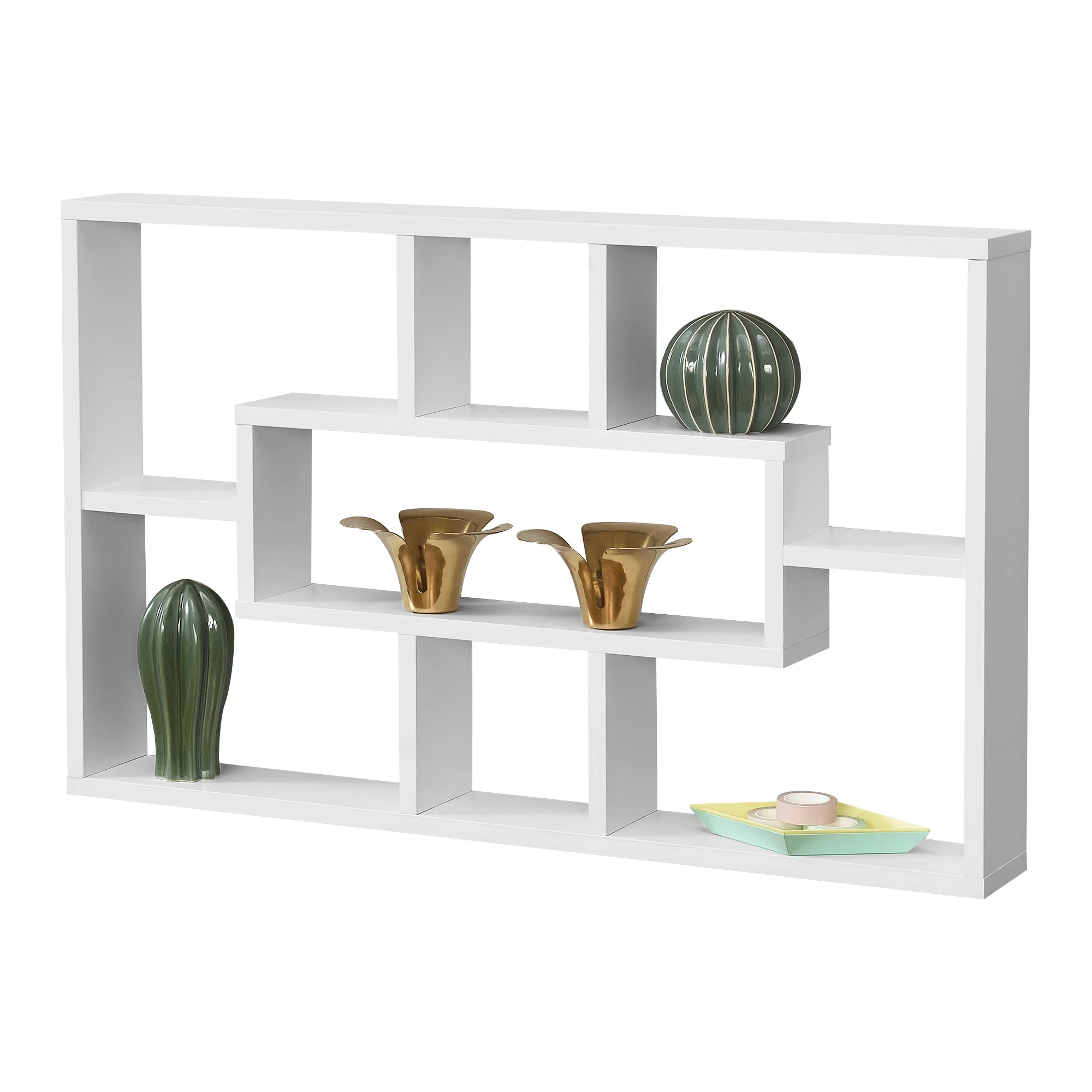 Wandregal Qinngua 77x10x48 cm versch. Farben en.casa - Image 2