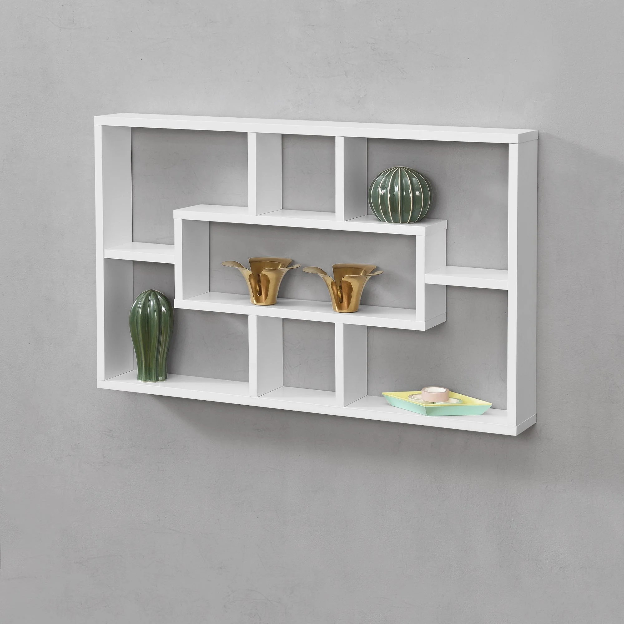 Wandregal Qinngua 77x10x48 cm versch. Farben en.casa - Image 5