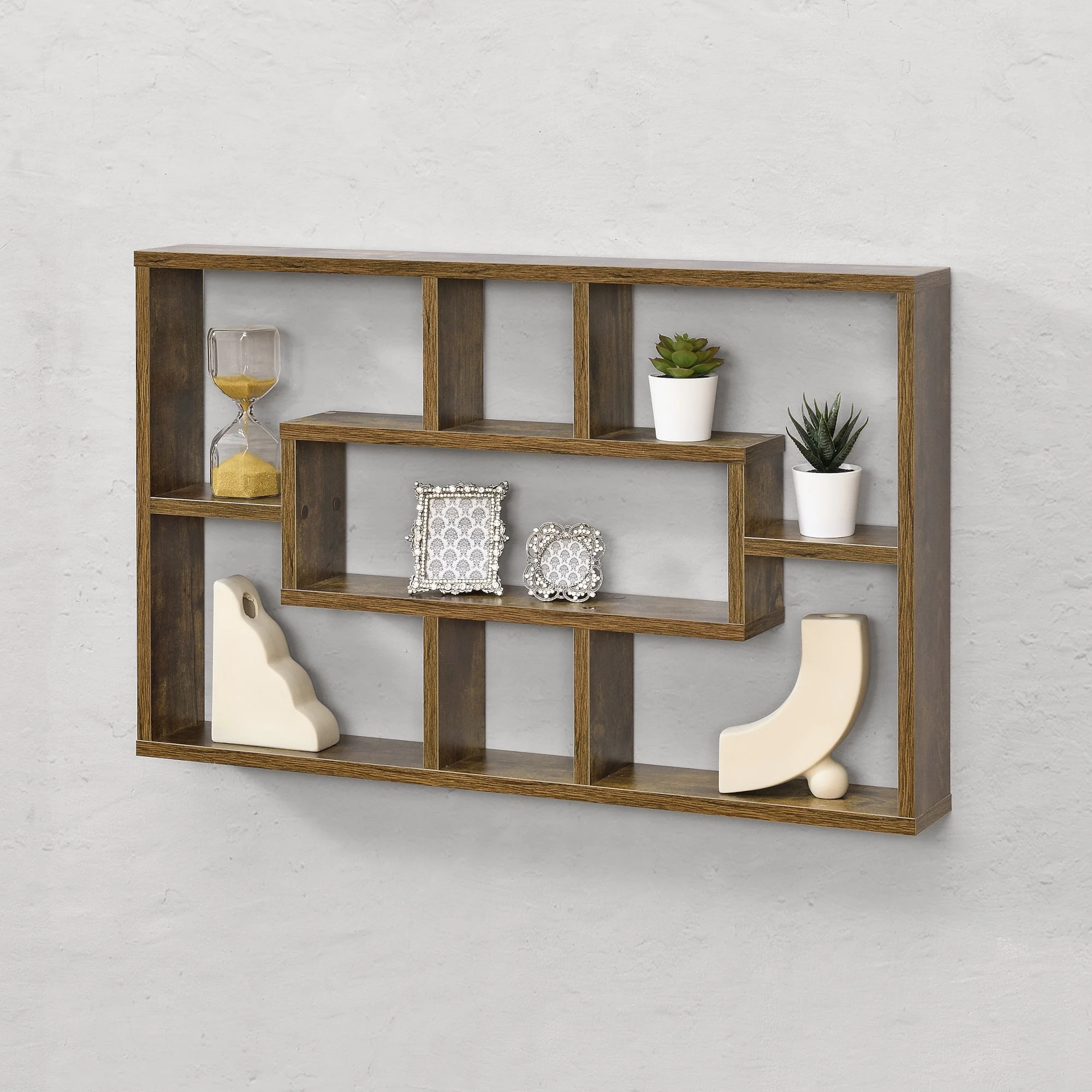 Wandregal Qinngua 77x10x48 cm versch. Farben en.casa - Image 6