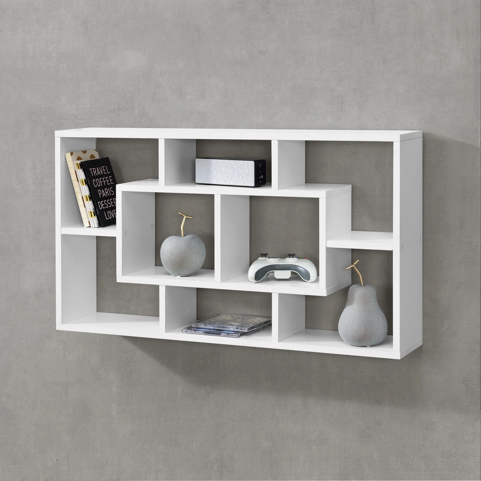 Wandregal Saputit 85x16x48 cm versch. Farben en.casa - Image 5