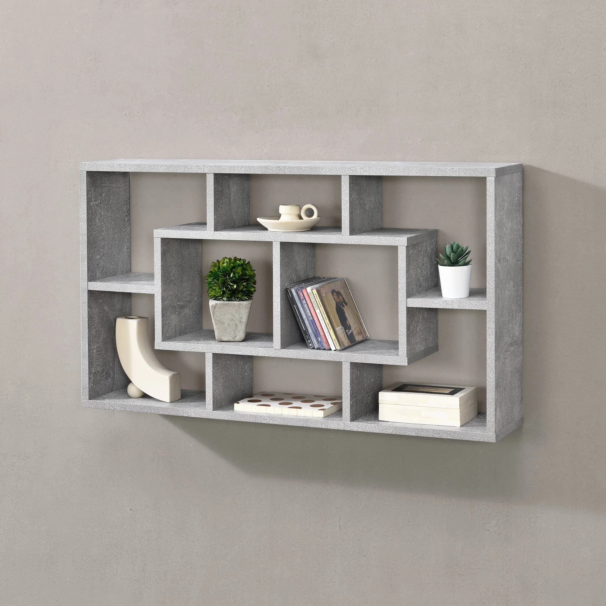 Wandregal Saputit 85x16x48 cm versch. Farben en.casa - Image 7