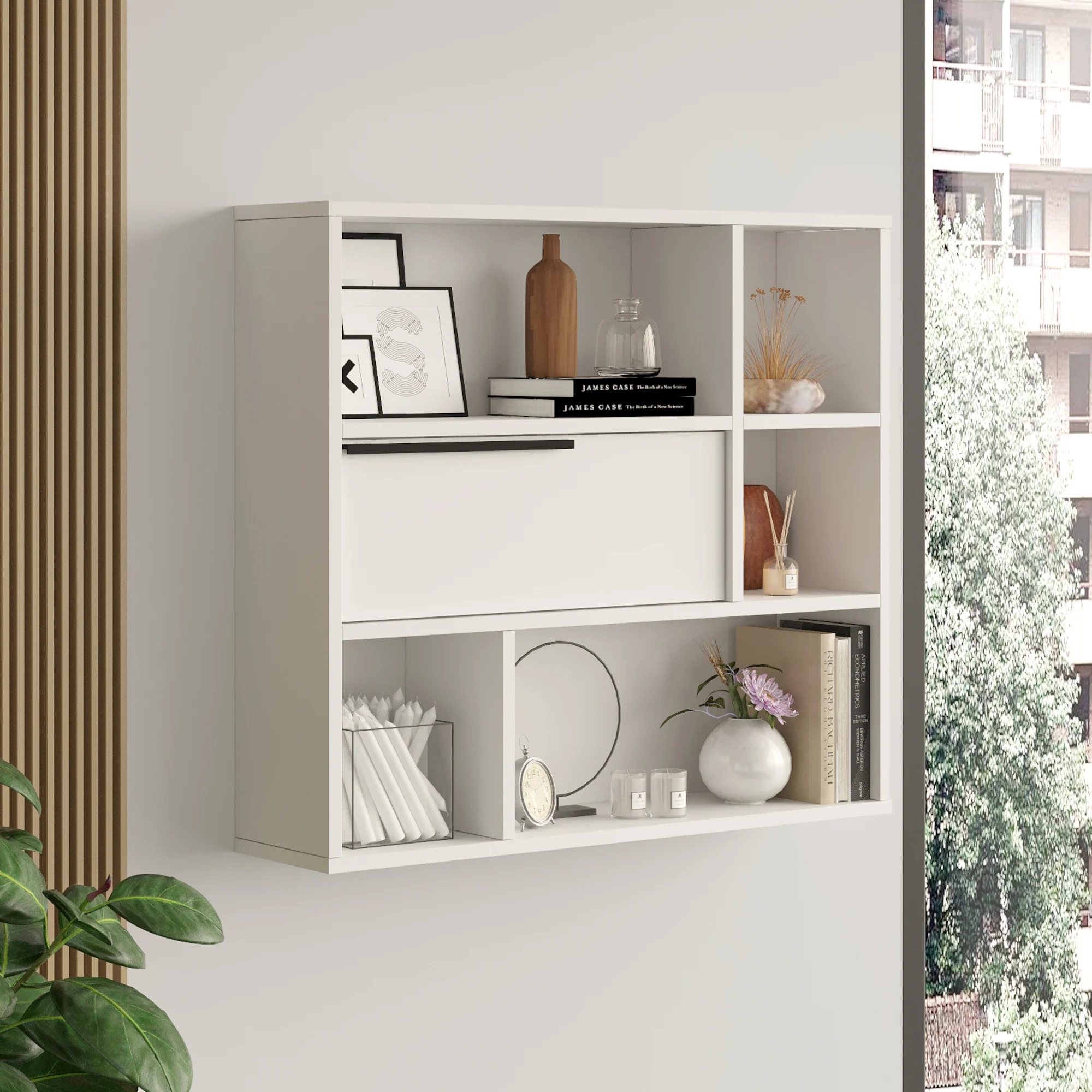 Wandregal Vesanto 90x22x81 cm [en.casa] - Image 2
