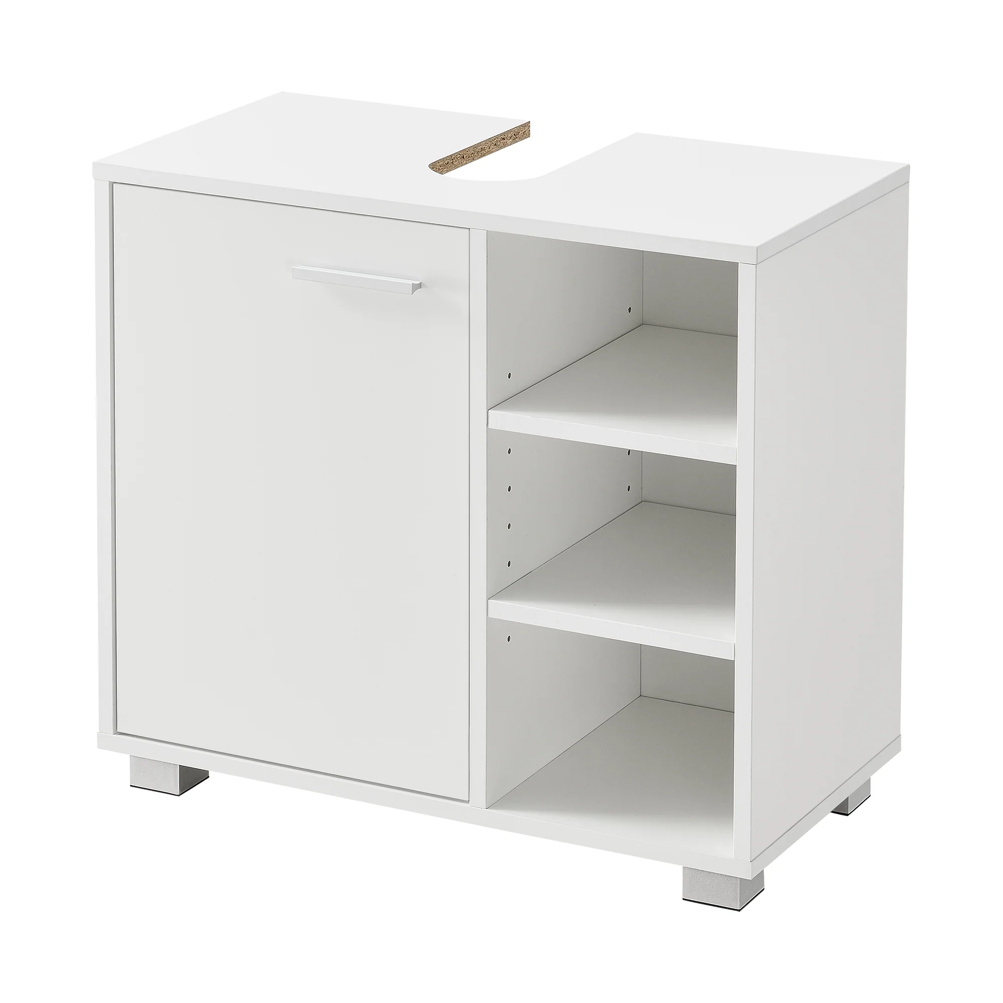 Waschbeckenunterschrank 56x60x31 cm in versch. Farben en.casa - Image 3