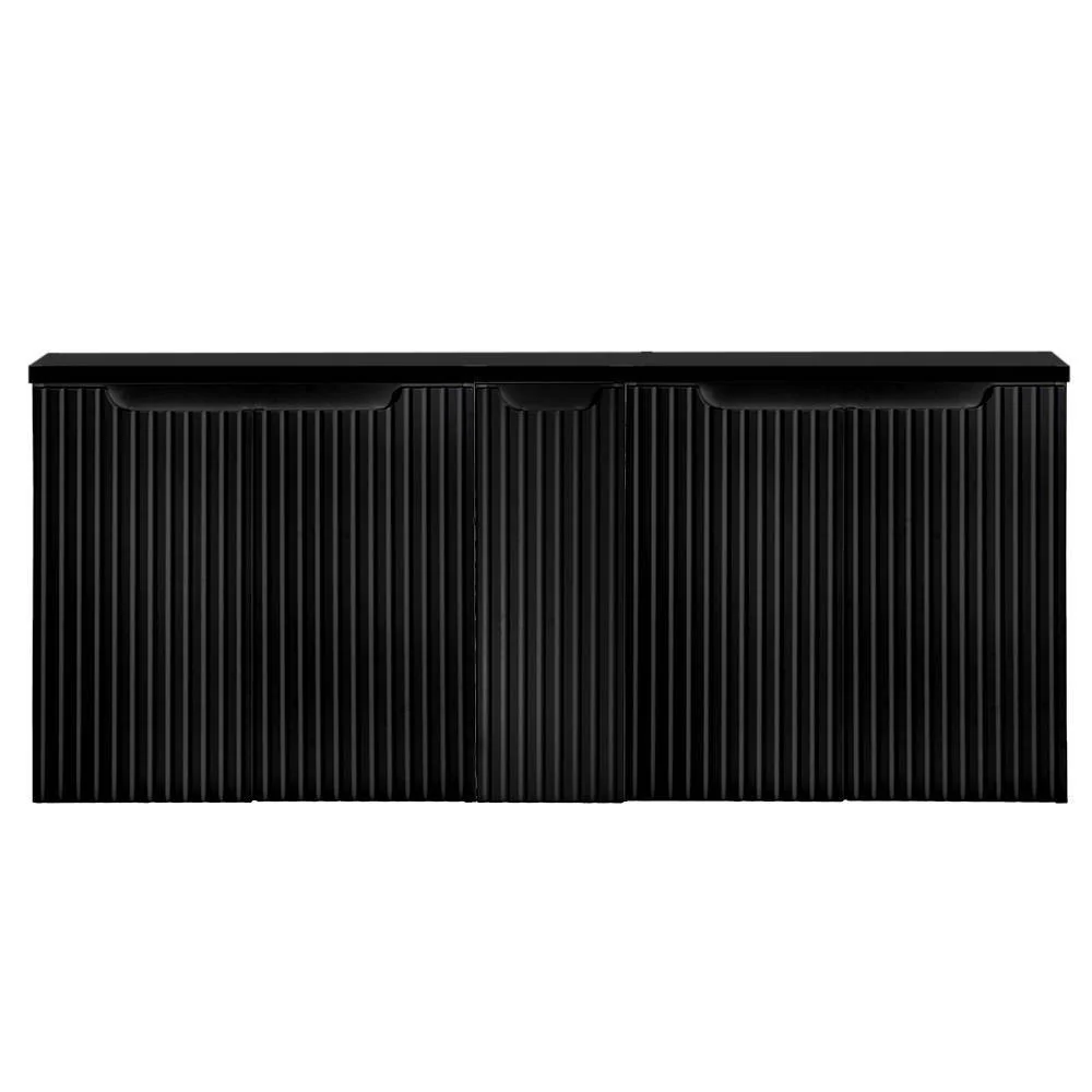 Waschbeckenunterschrank Skelbolu mit Türen [en.casa] - Image 11