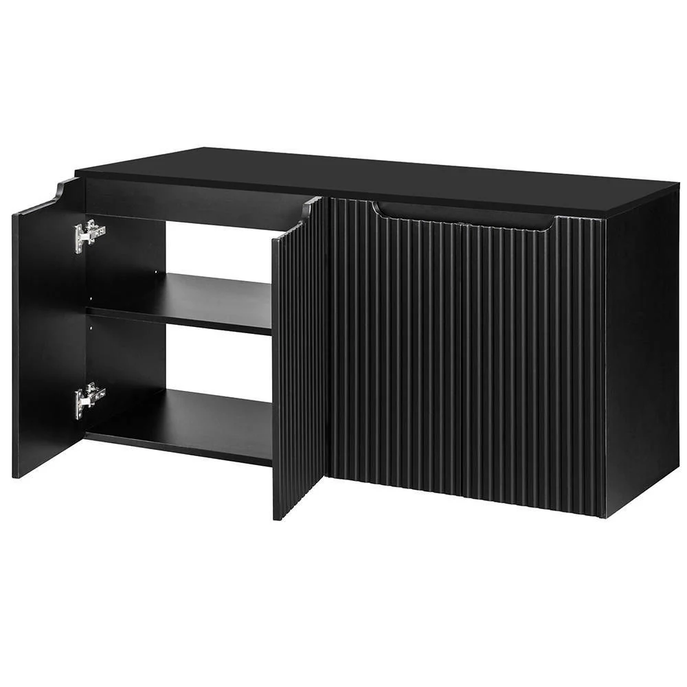 Waschbeckenunterschrank Skelbolu mit Türen [en.casa] - Image 12