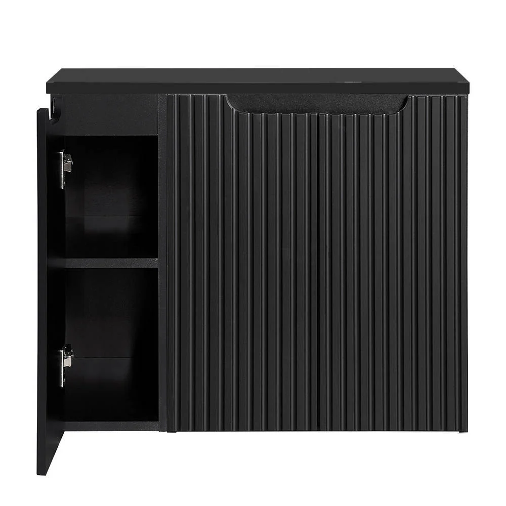 Waschbeckenunterschrank Skelbolu mit Türen [en.casa] - Image 15