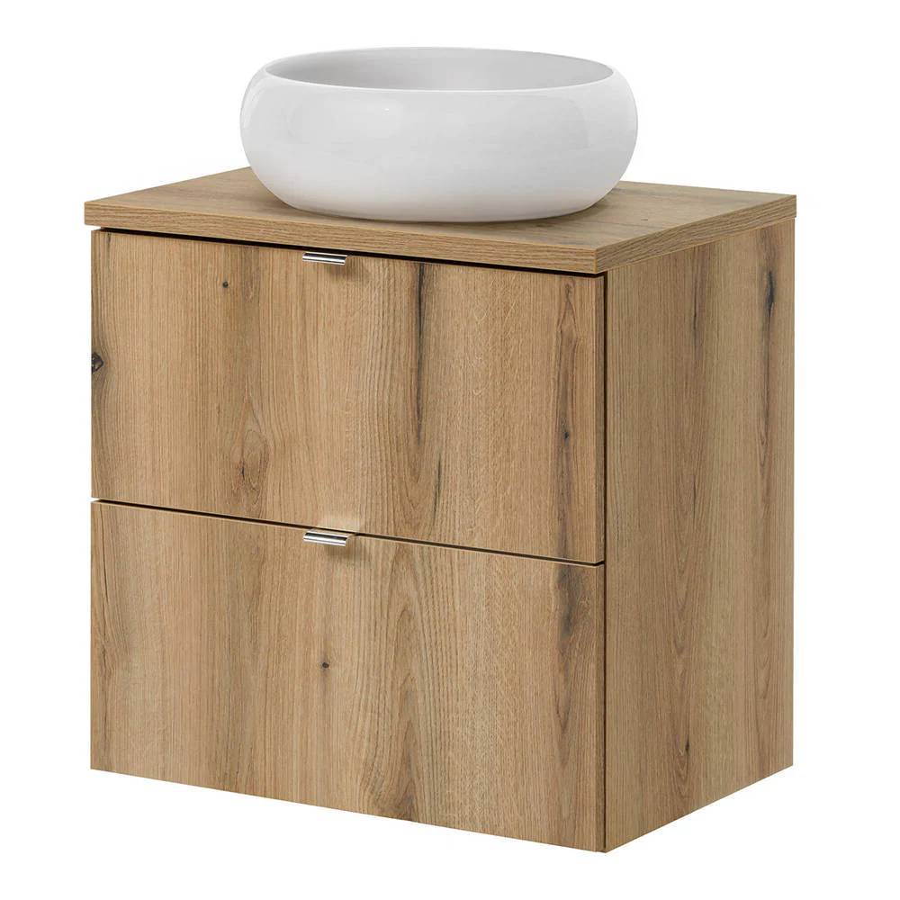 Waschtisch Skelbolu mit Schubladen 60x72x40 cm [en.casa] - Image 2