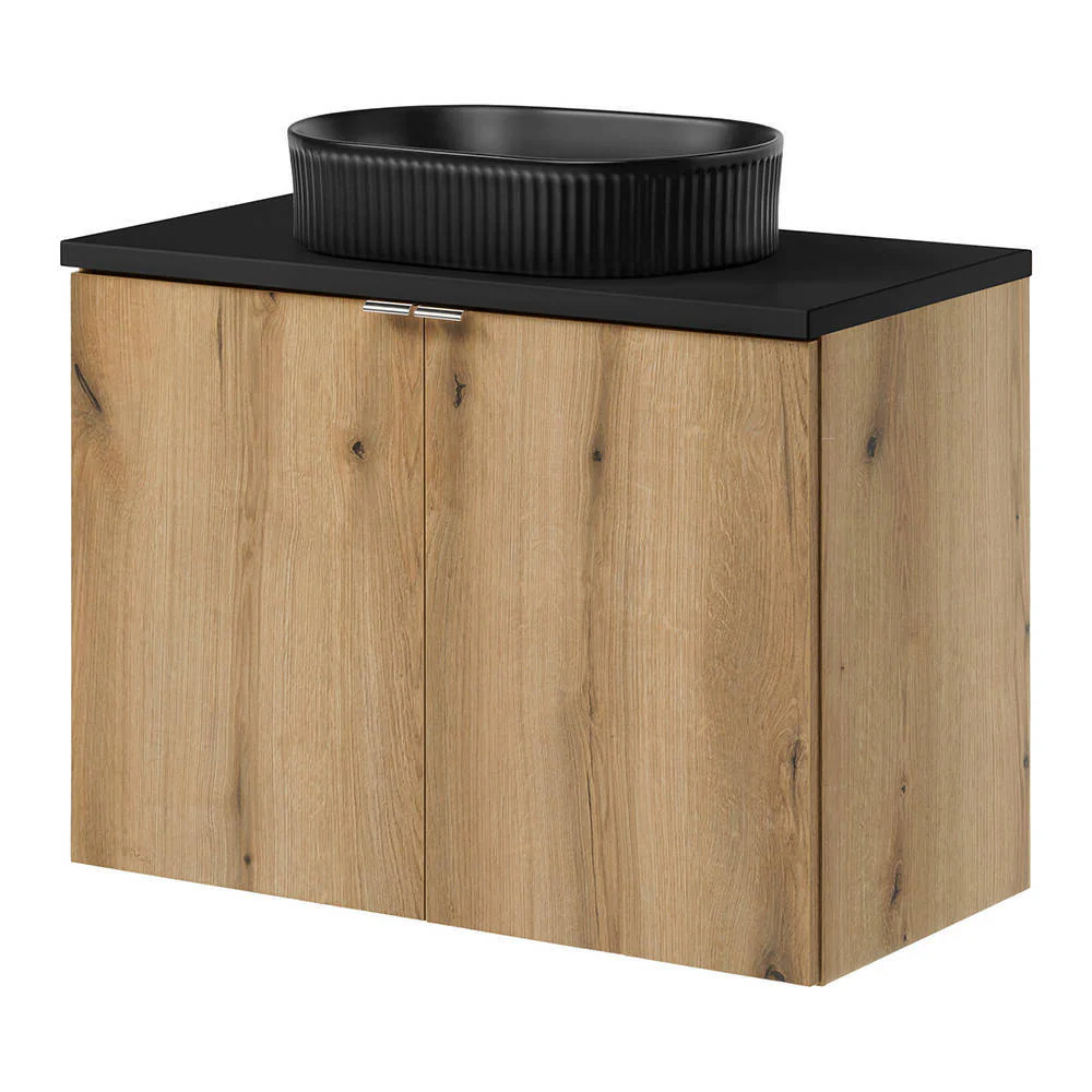 Waschtisch Skelbolu mit Türen 80x71x40 cm [en.casa] - Image 3