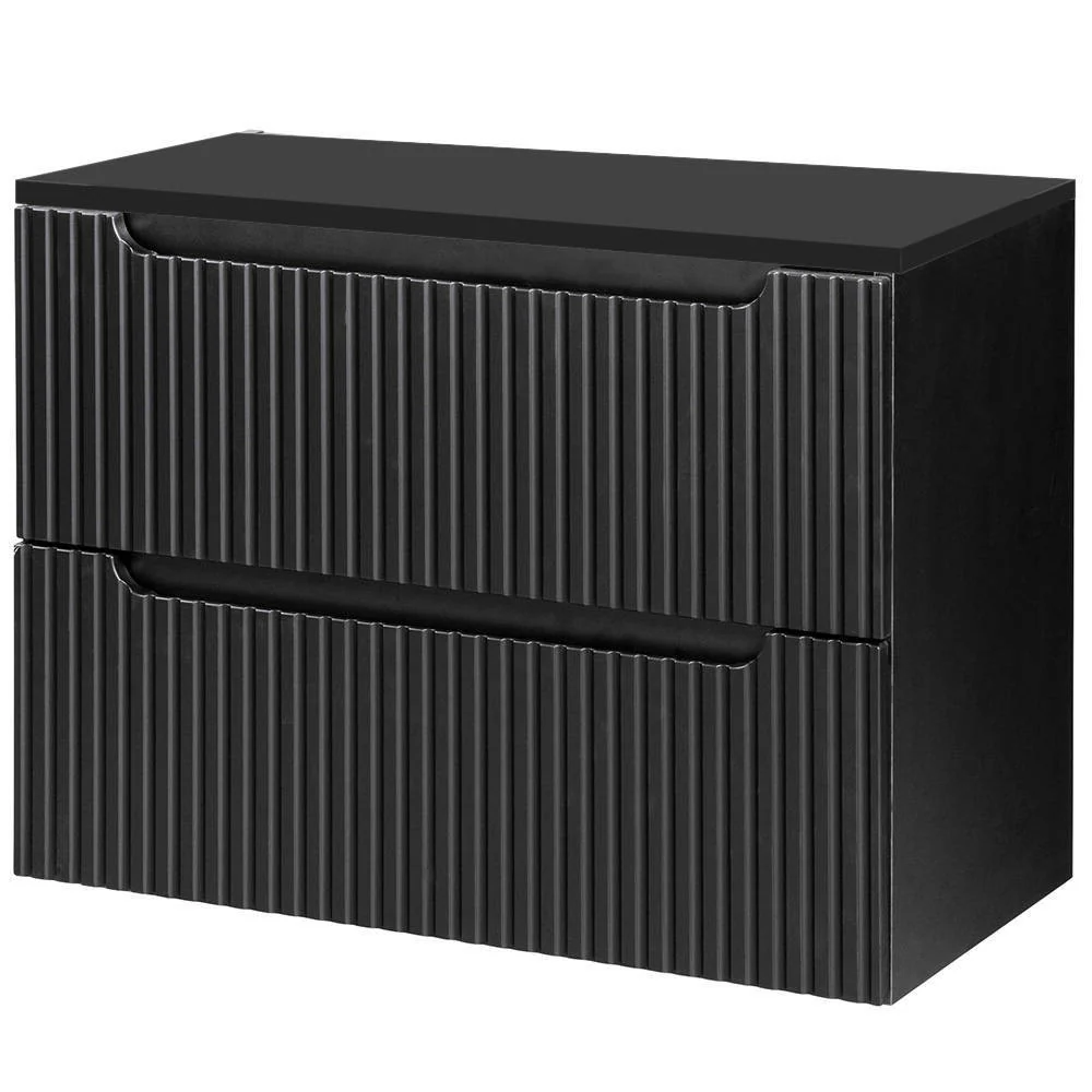 Waschtischunterschrank Skelbolu gerillte Front [en.casa] - Image 10