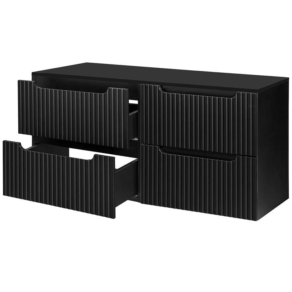 Waschtischunterschrank Skelbolu gerillte Front [en.casa] - Image 6